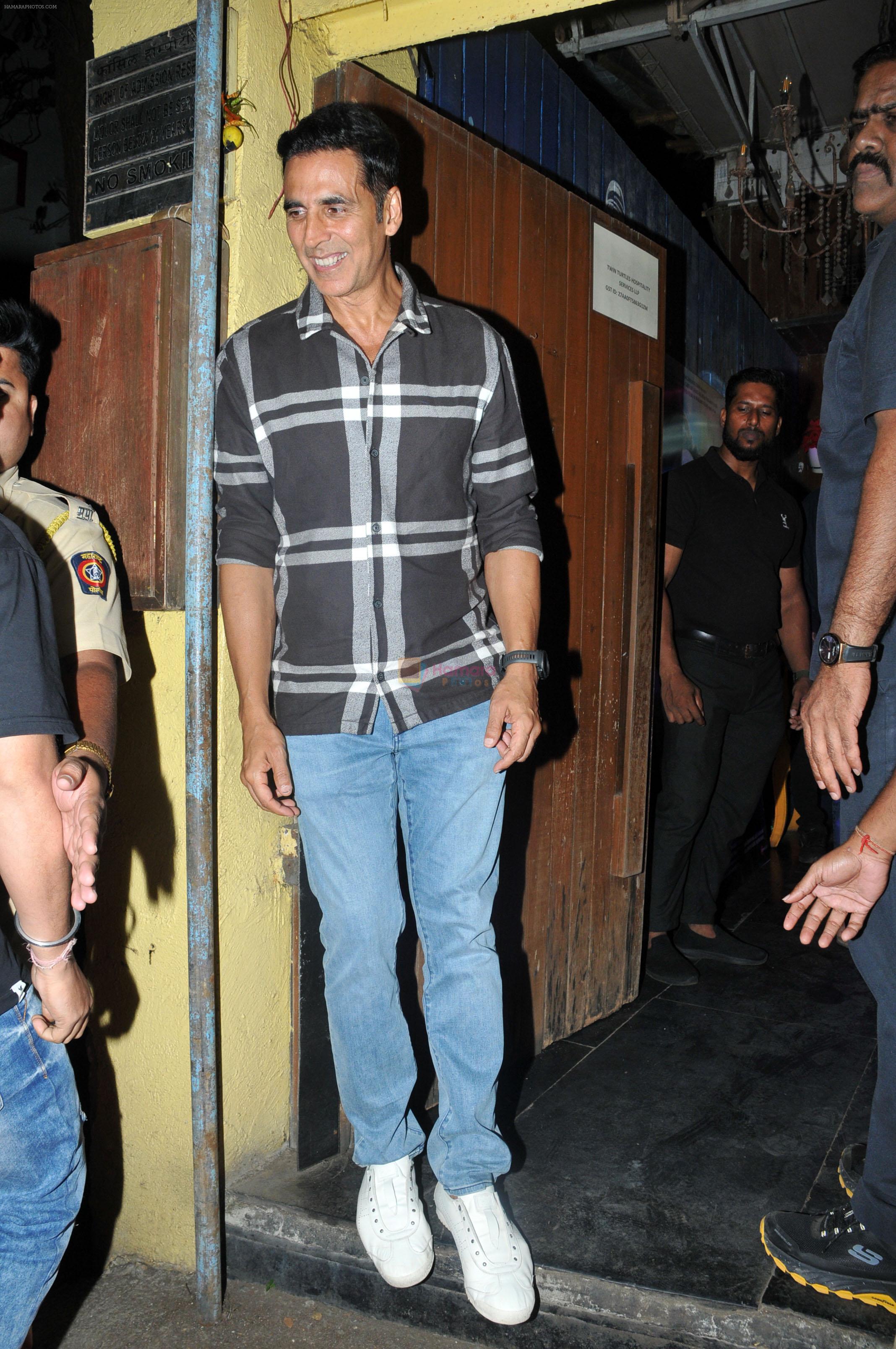Akshay Kumar at a dinner in Chin Chin Chu in Juhu on 16th August 2023