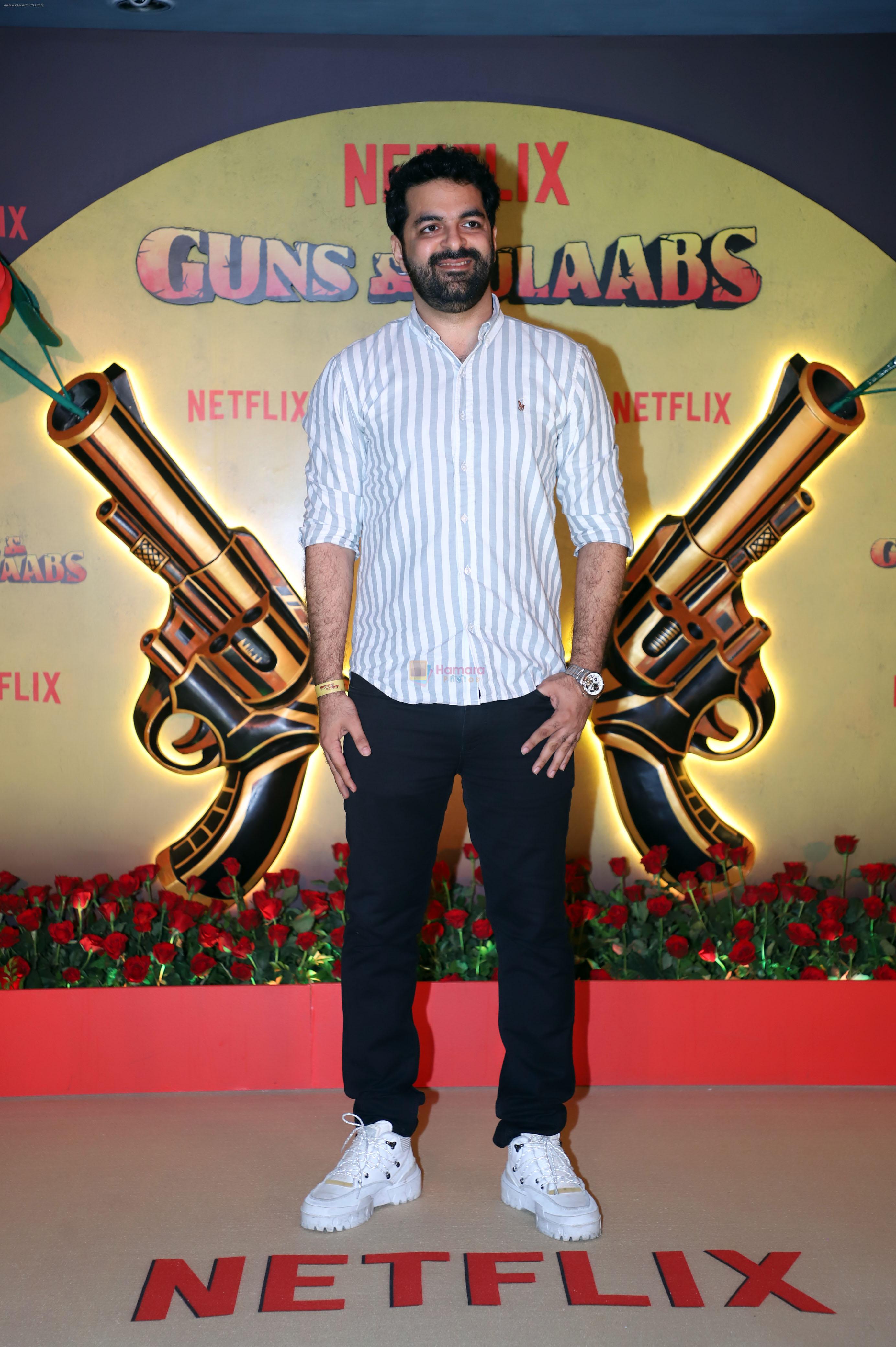 Sumit Arora at the premiere of Netflix Web Series Guns and Gulaabs on 16th August 2023