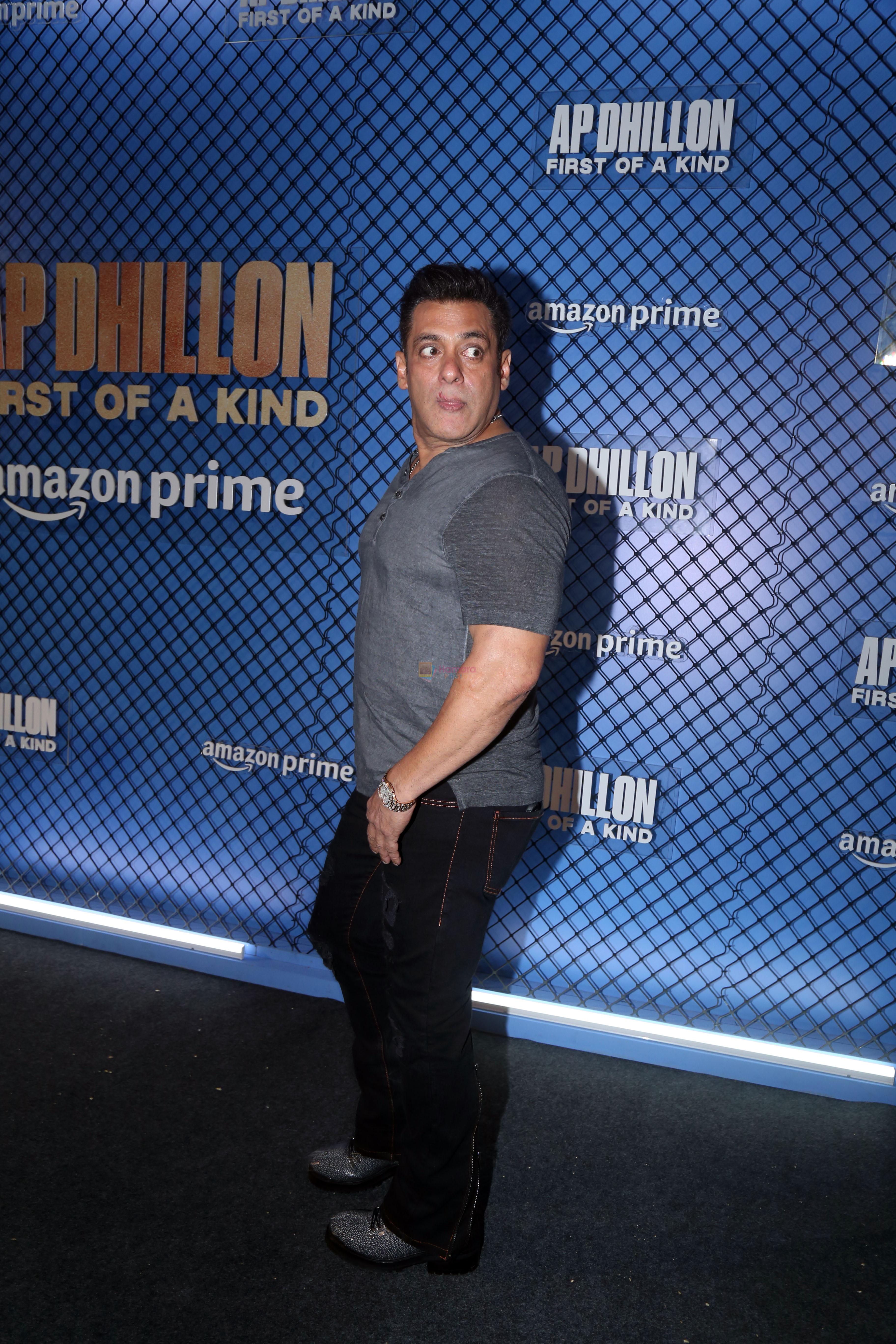 Salman Khan at the premiere of Docuseries AP Dhillon- First Of A Kind on 16th August 2023