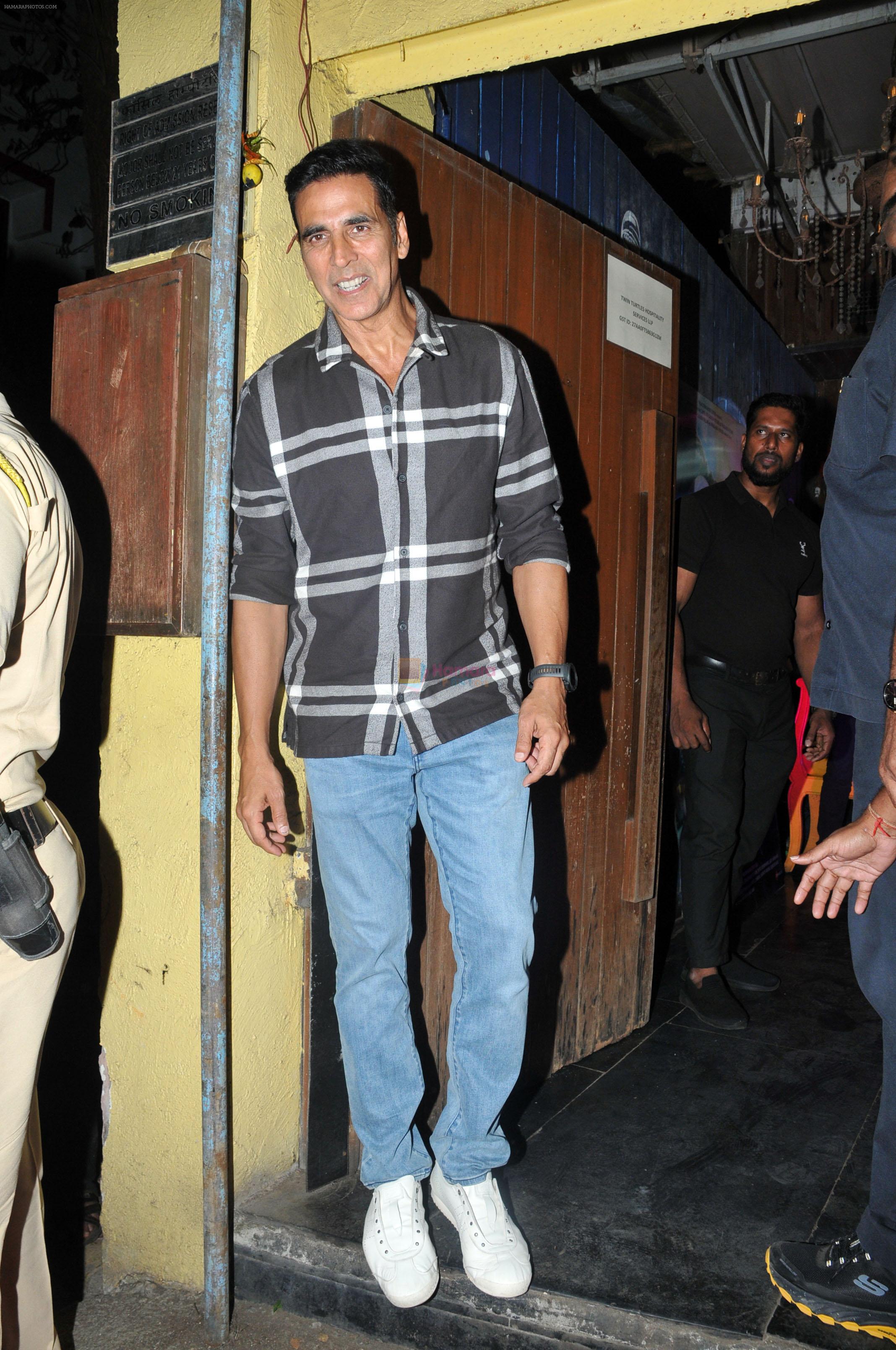 Akshay Kumar at a dinner in Chin Chin Chu in Juhu on 16th August 2023