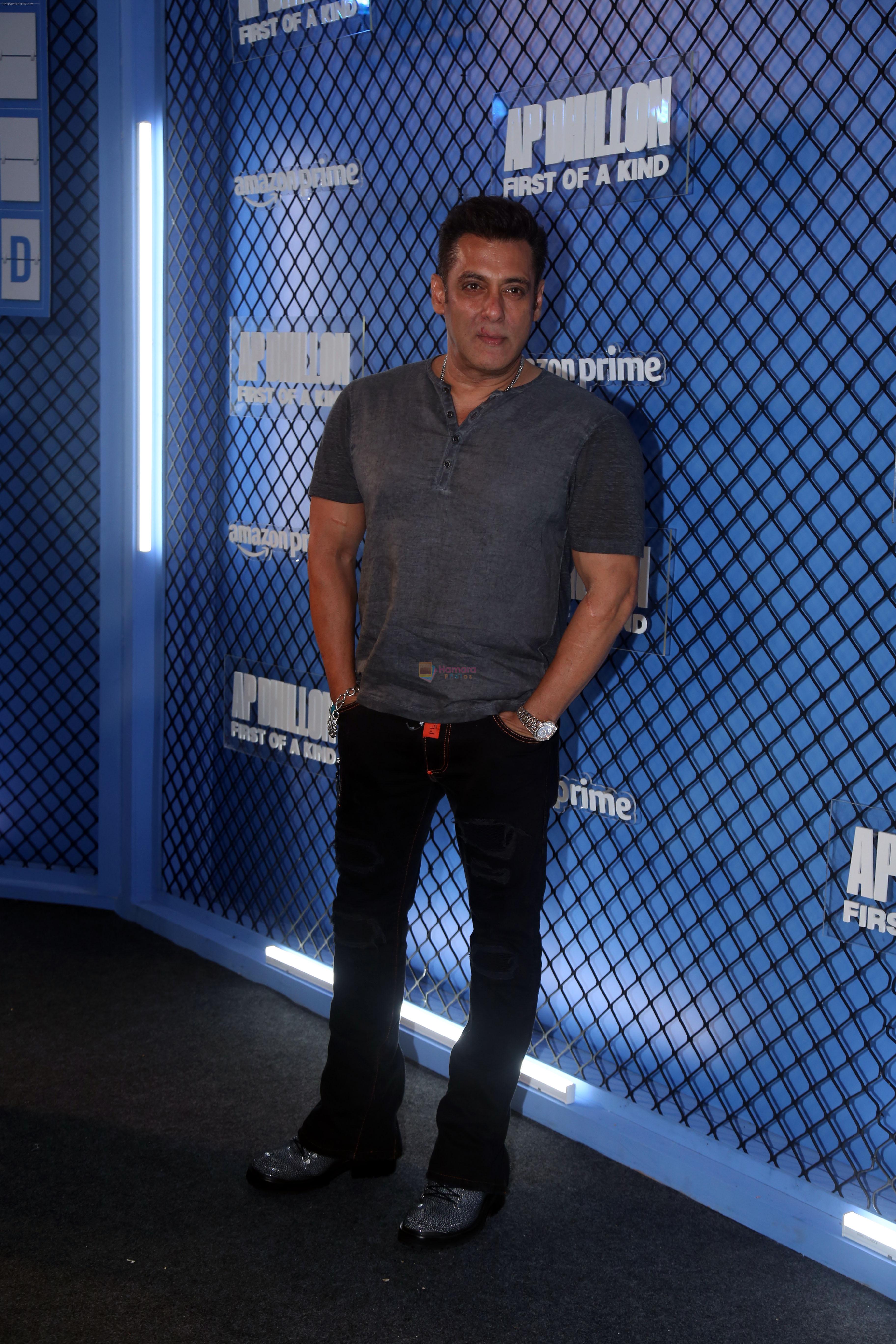 Salman Khan at the premiere of Docuseries AP Dhillon- First Of A Kind on 16th August 2023