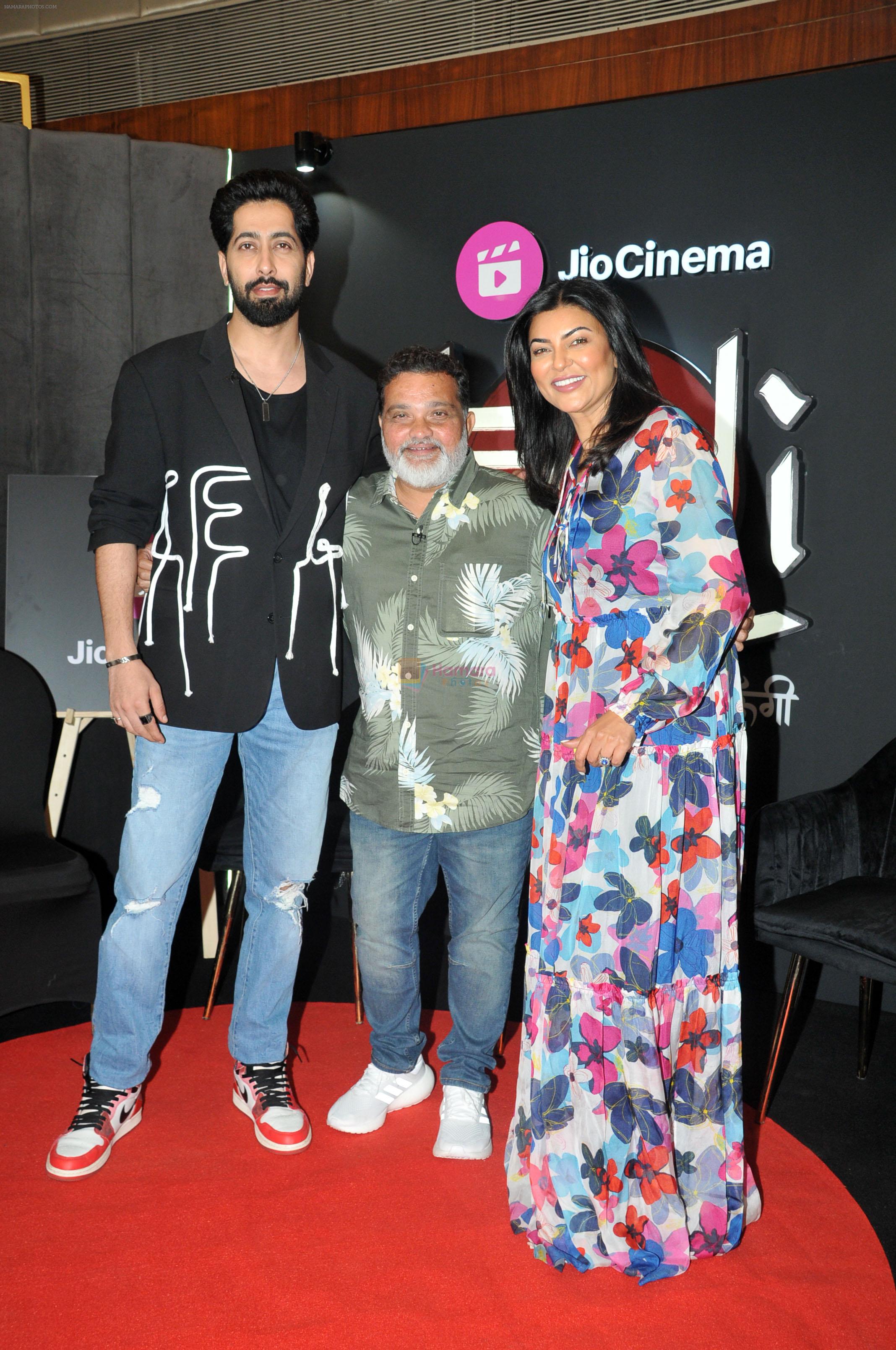 Ankur Bhatia, Ravi Jadhav, Sushmita Sen at JW Marriott for Taali Series Promotion on 17th August 2023
