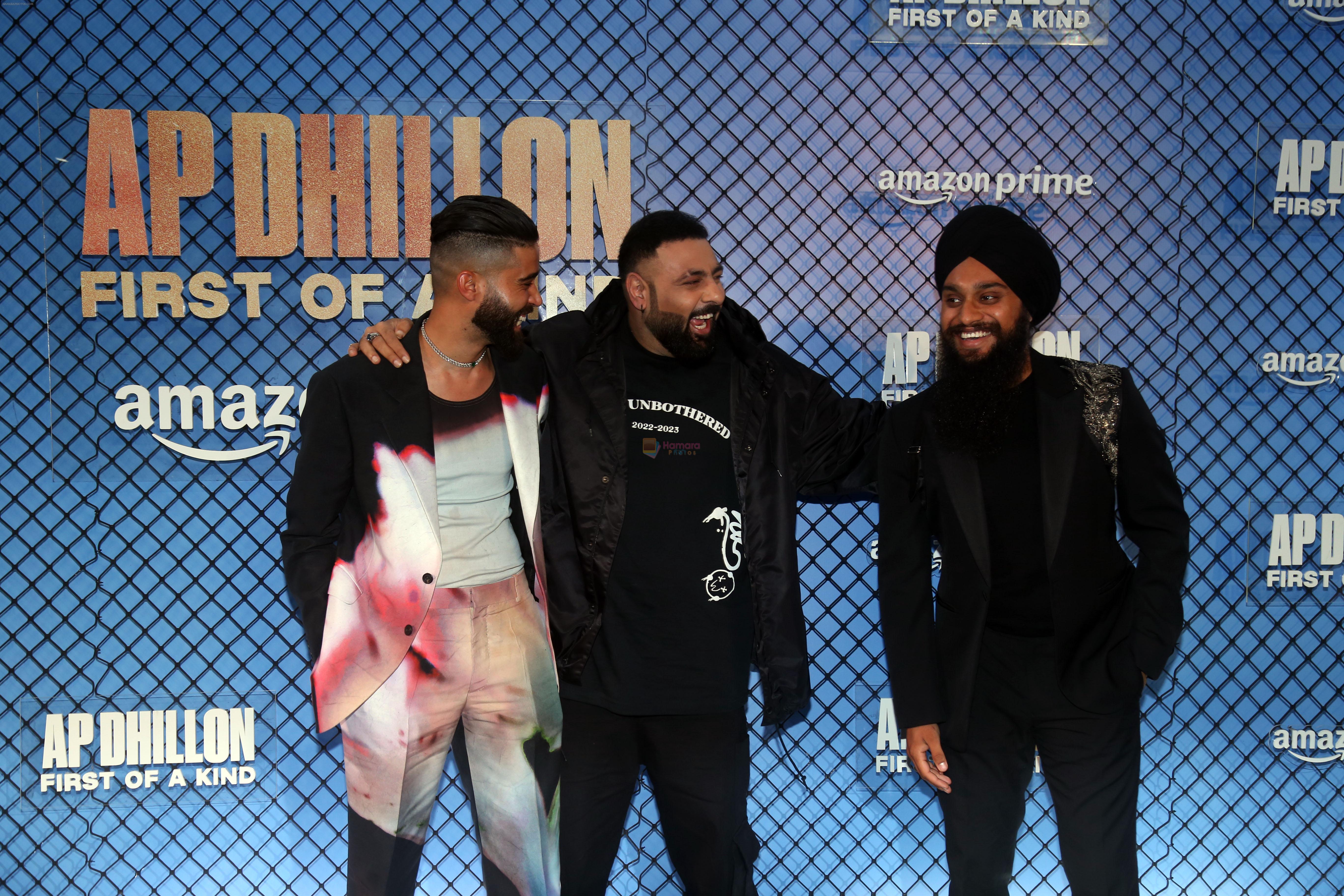 Badshah, Shinda Kahlon at the premiere of Docuseries AP Dhillon- First Of A Kind on 16th August 2023