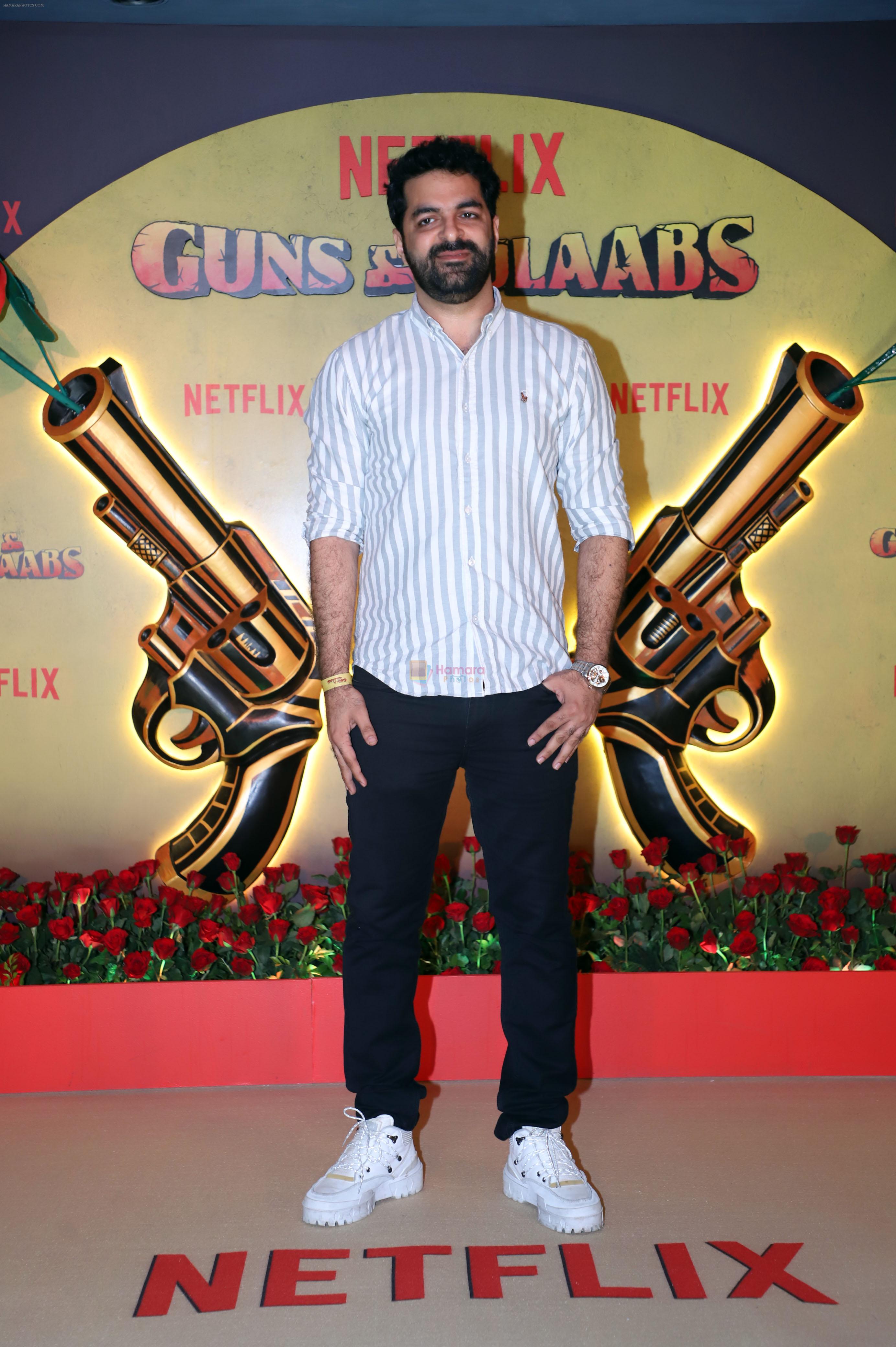 Sumit Arora at the premiere of Netflix Web Series Guns and Gulaabs on 16th August 2023