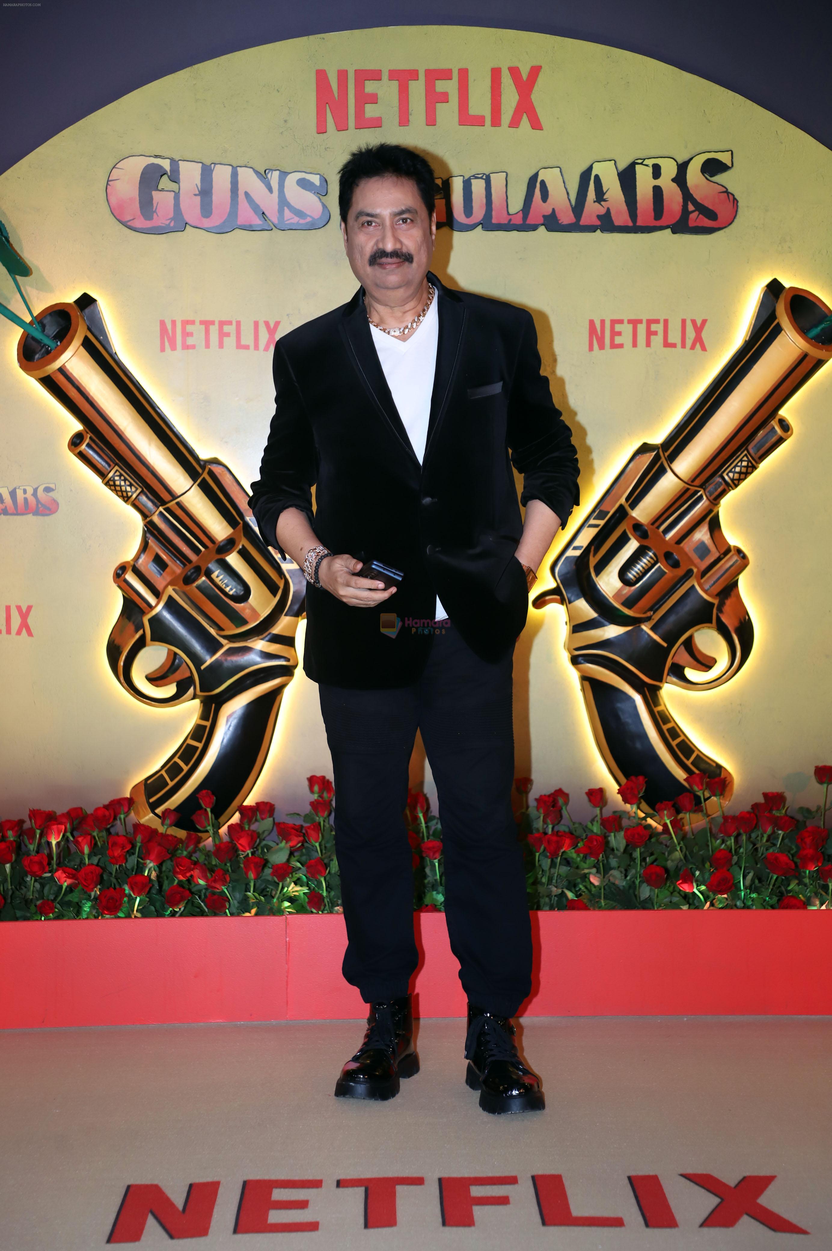 Kumar Sanu at the premiere of Netflix Web Series Guns and Gulaabs on 16th August 2023
