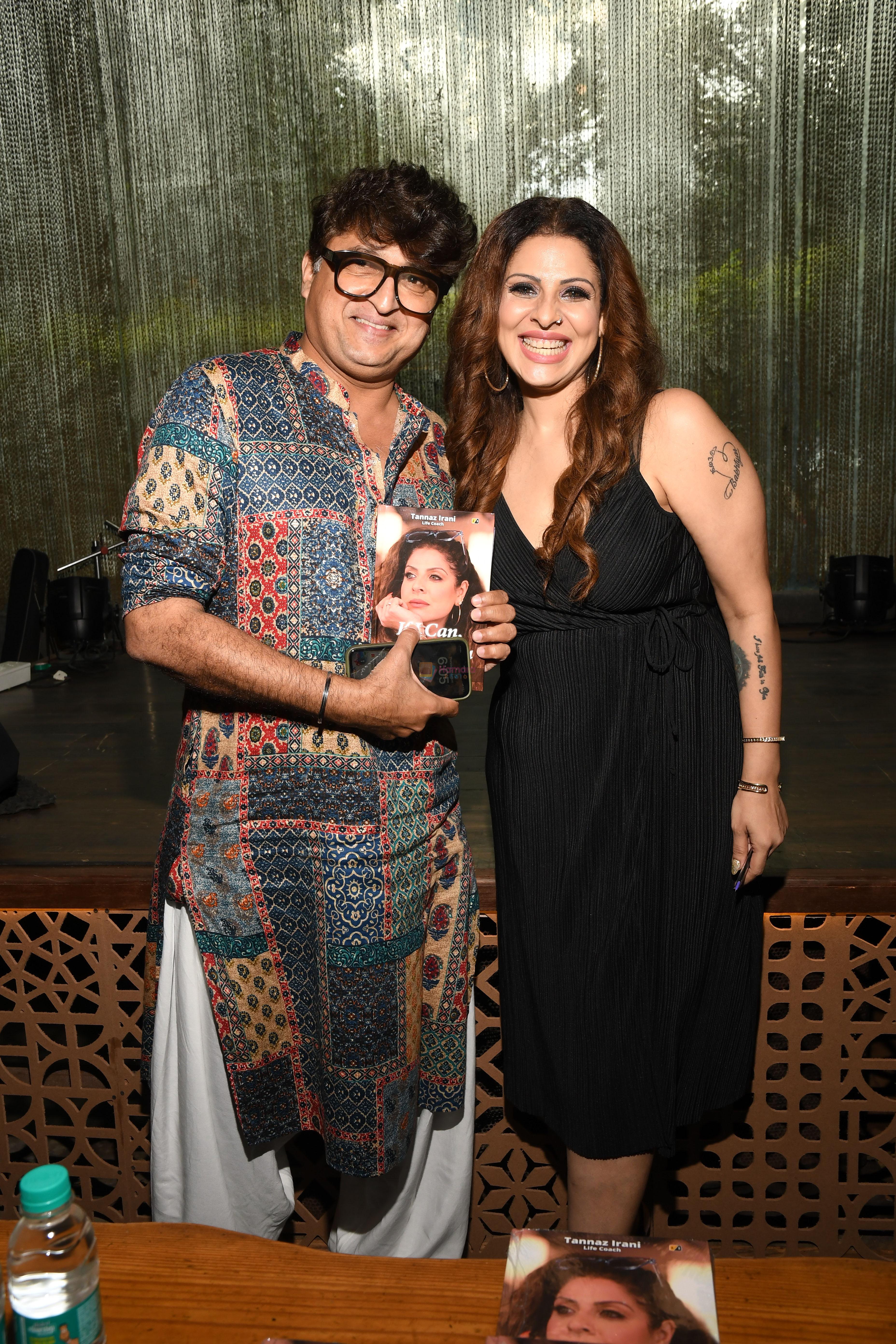 Aatish Kapadia, Tanaaz Irani at the launch of Tannaz Irani Book If I Can So Can You on 17th August 2023