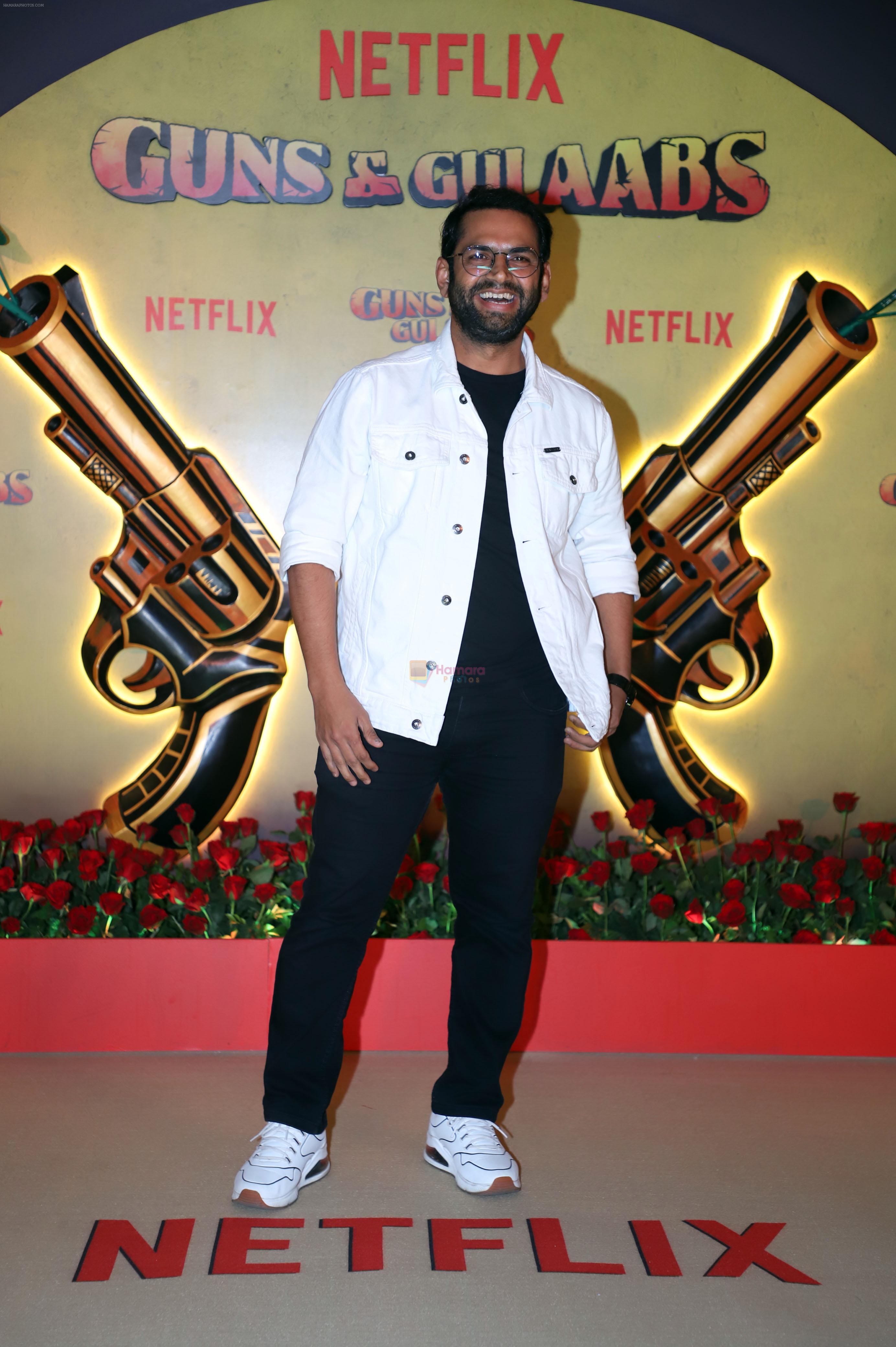 Sharib Hashmi at the premiere of Netflix Web Series Guns and Gulaabs on 16th August 2023