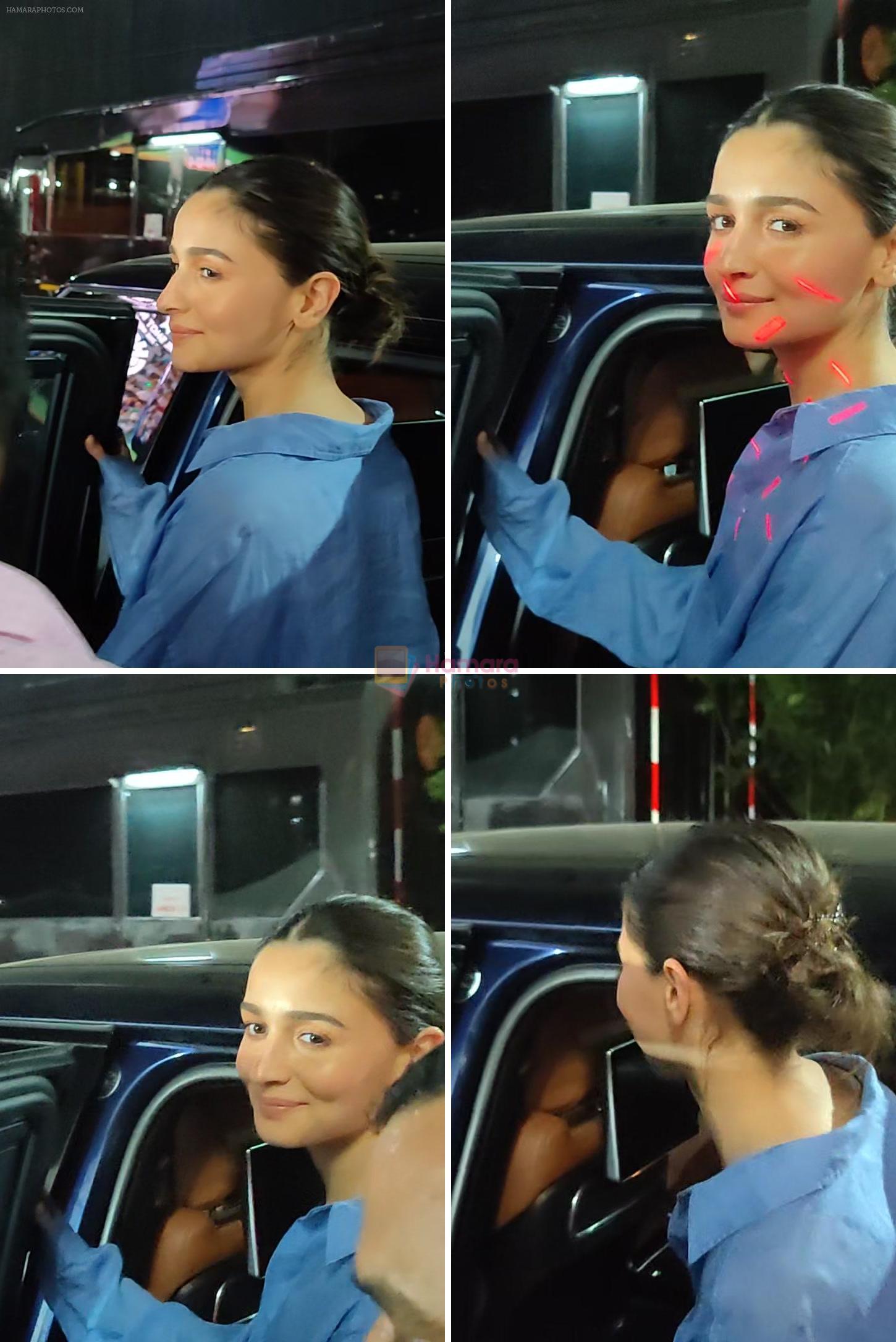 Alia Bhatt Snapped Today At On Location Shoot In Andheri on 18th August 2023
