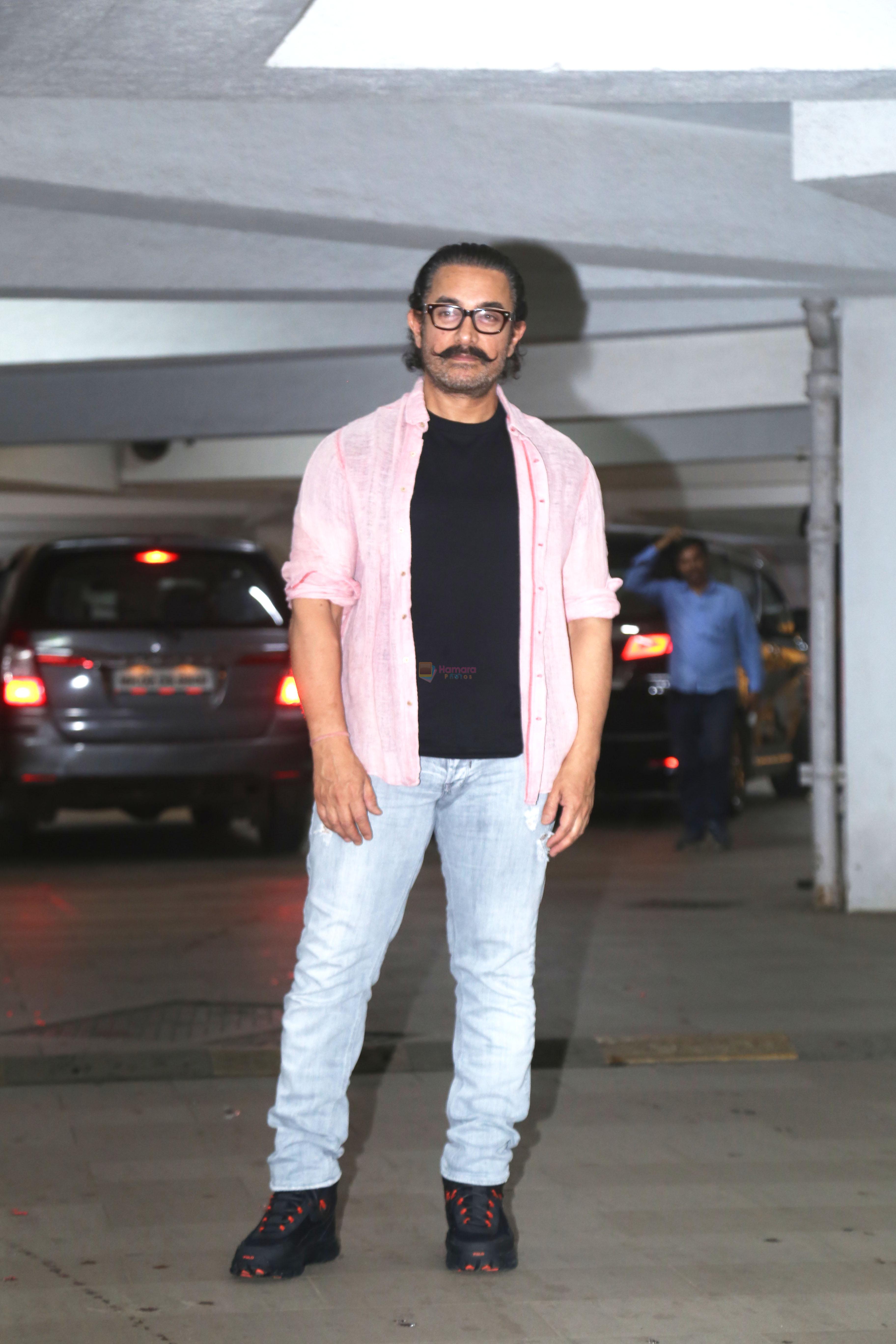 Aamir Khan attends Ritesh Sidhwani Party at his Residence in Bandra on 18th August 2023