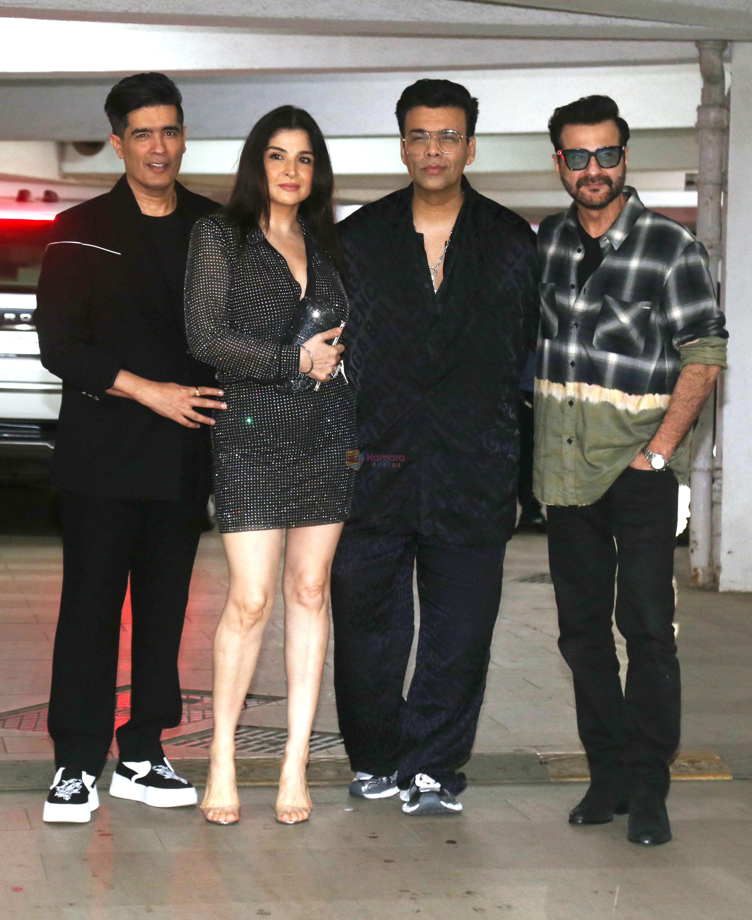 Karan Johar, Maheep Kapoor, Manish Malhotra, Sanjay Kapoor attends Ritesh Sidhwani Party at his Residence in Bandra on 18th August 2023