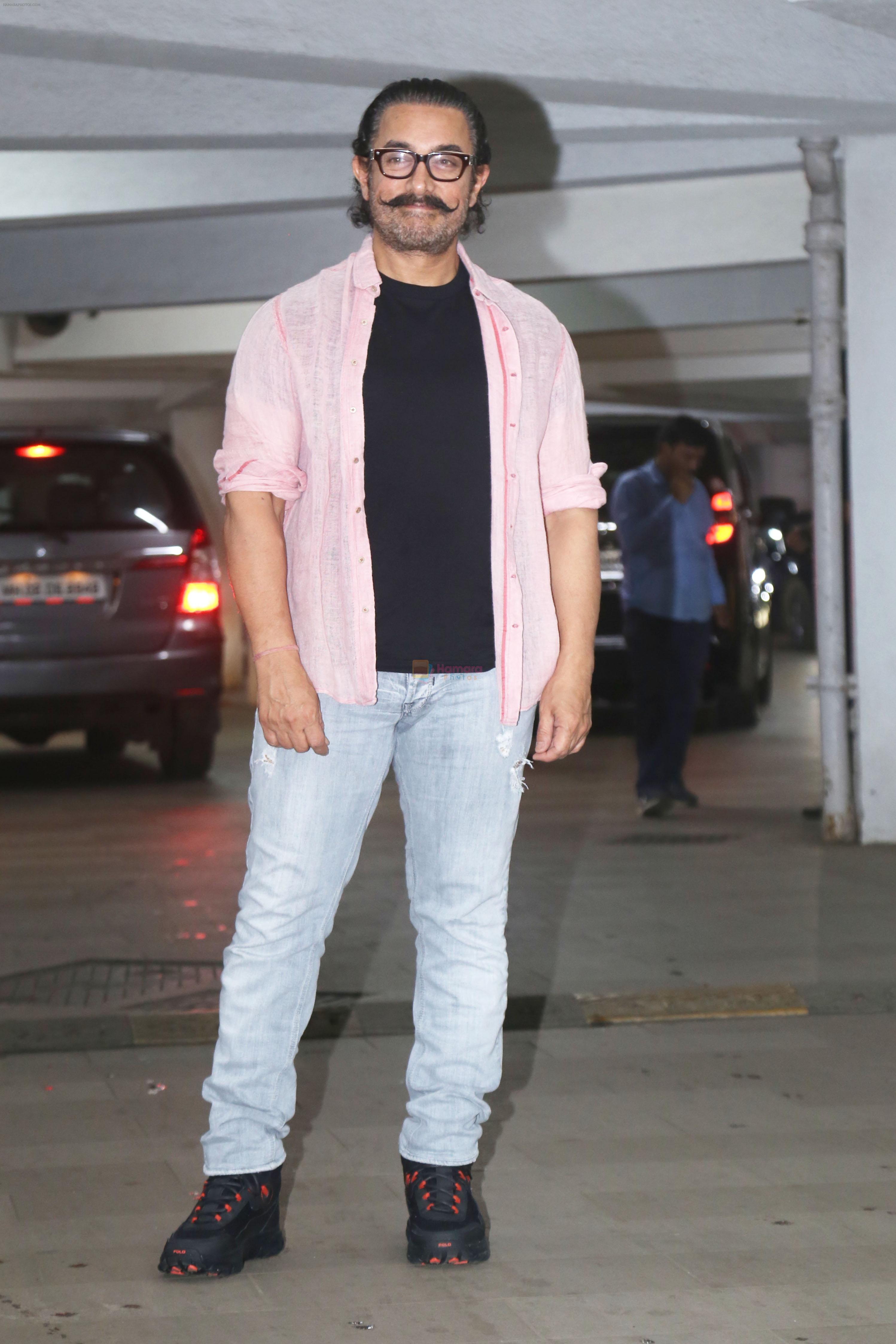 Aamir Khan attends Ritesh Sidhwani Party at his Residence in Bandra on 18th August 2023