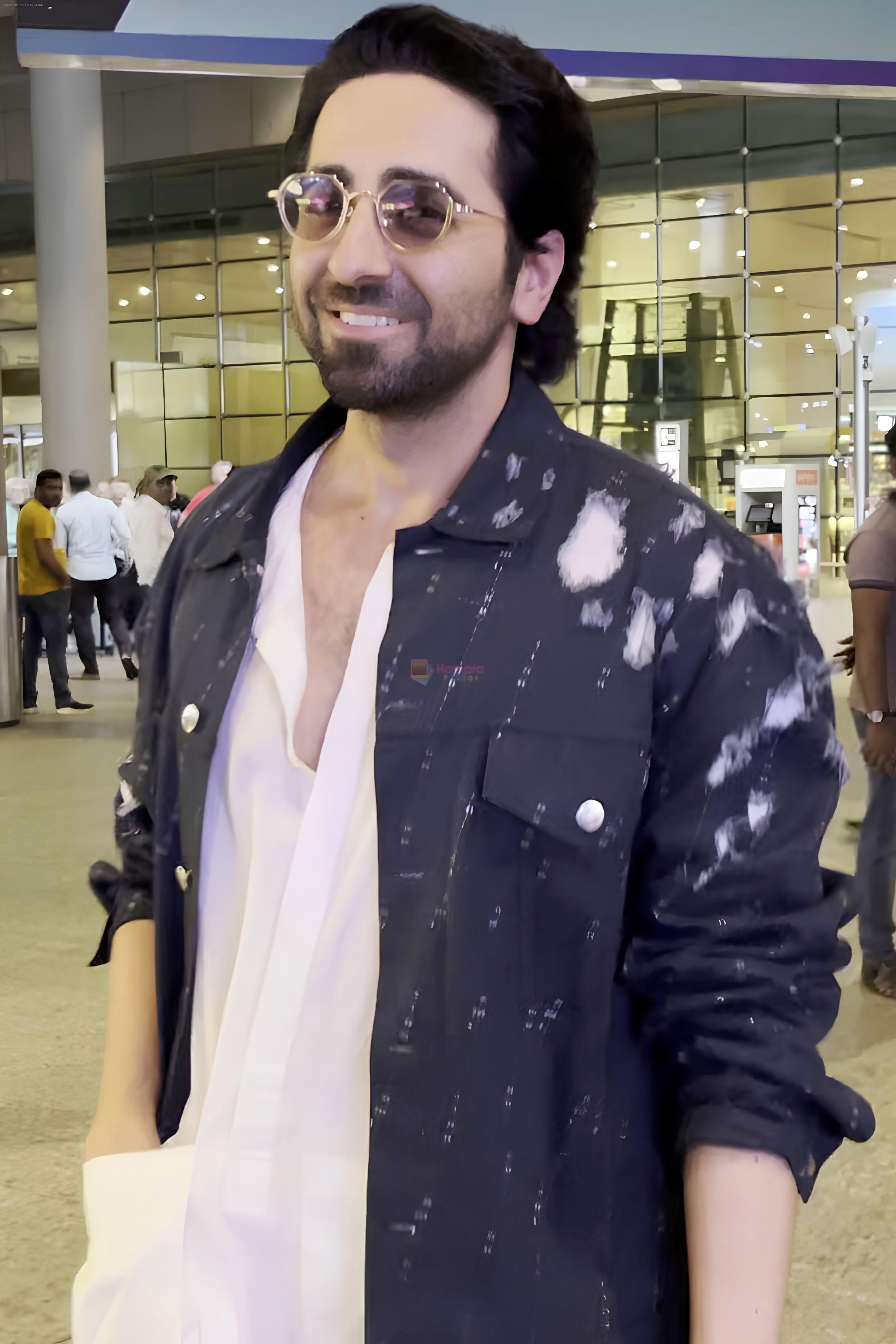 Ayushmann Khurrana Spotted at Airport Arrival on 20th August 2023