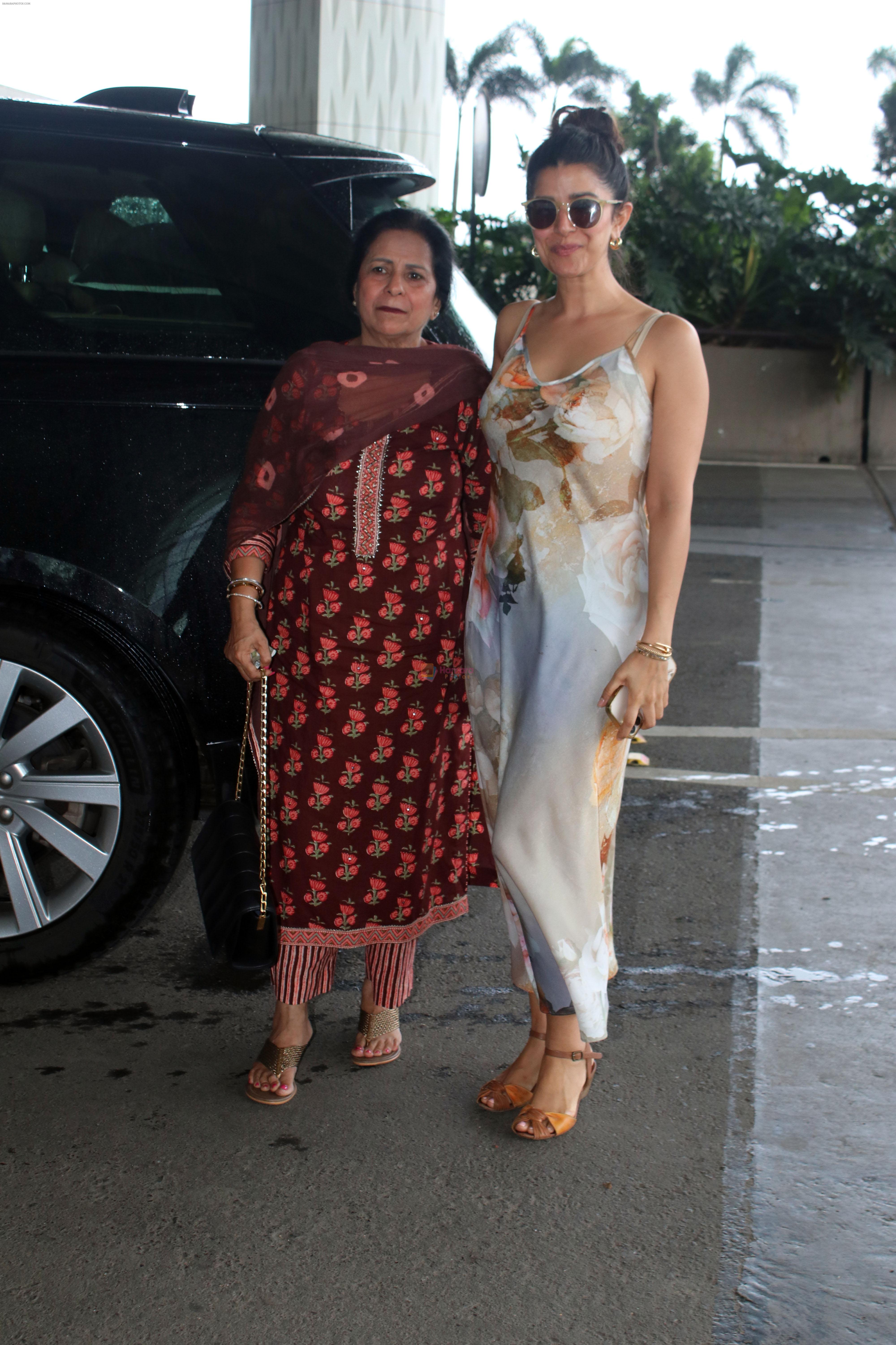Nimrat Kaur with mom Avinash Kaur spotted at airport departure on 20th August 2023