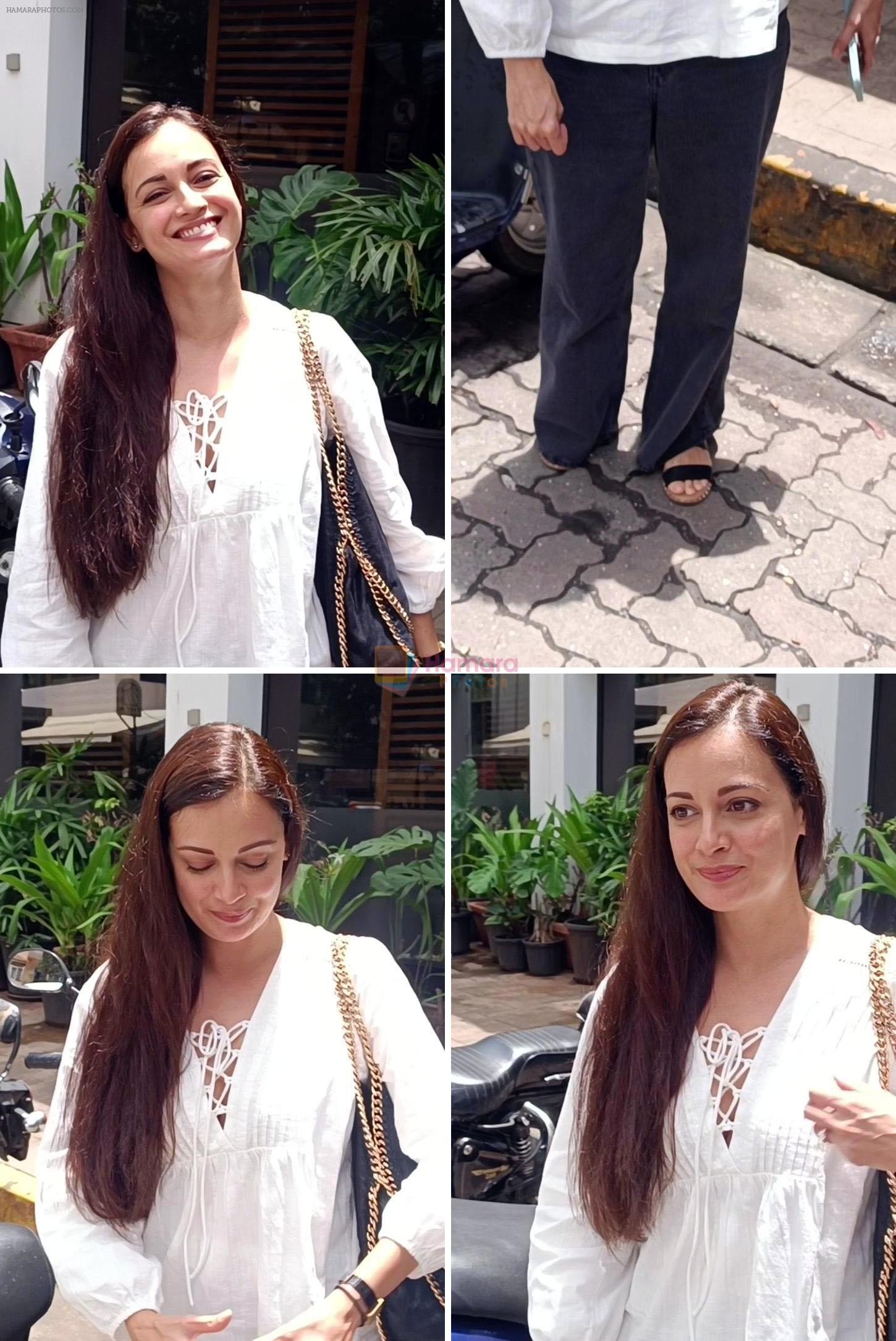 Dia Mirza spotted at Bandra on 21st August 2023