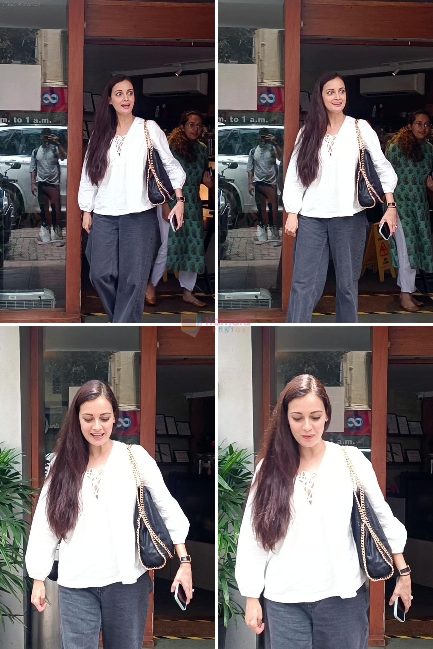 Dia Mirza spotted at Bandra on 21st August 2023