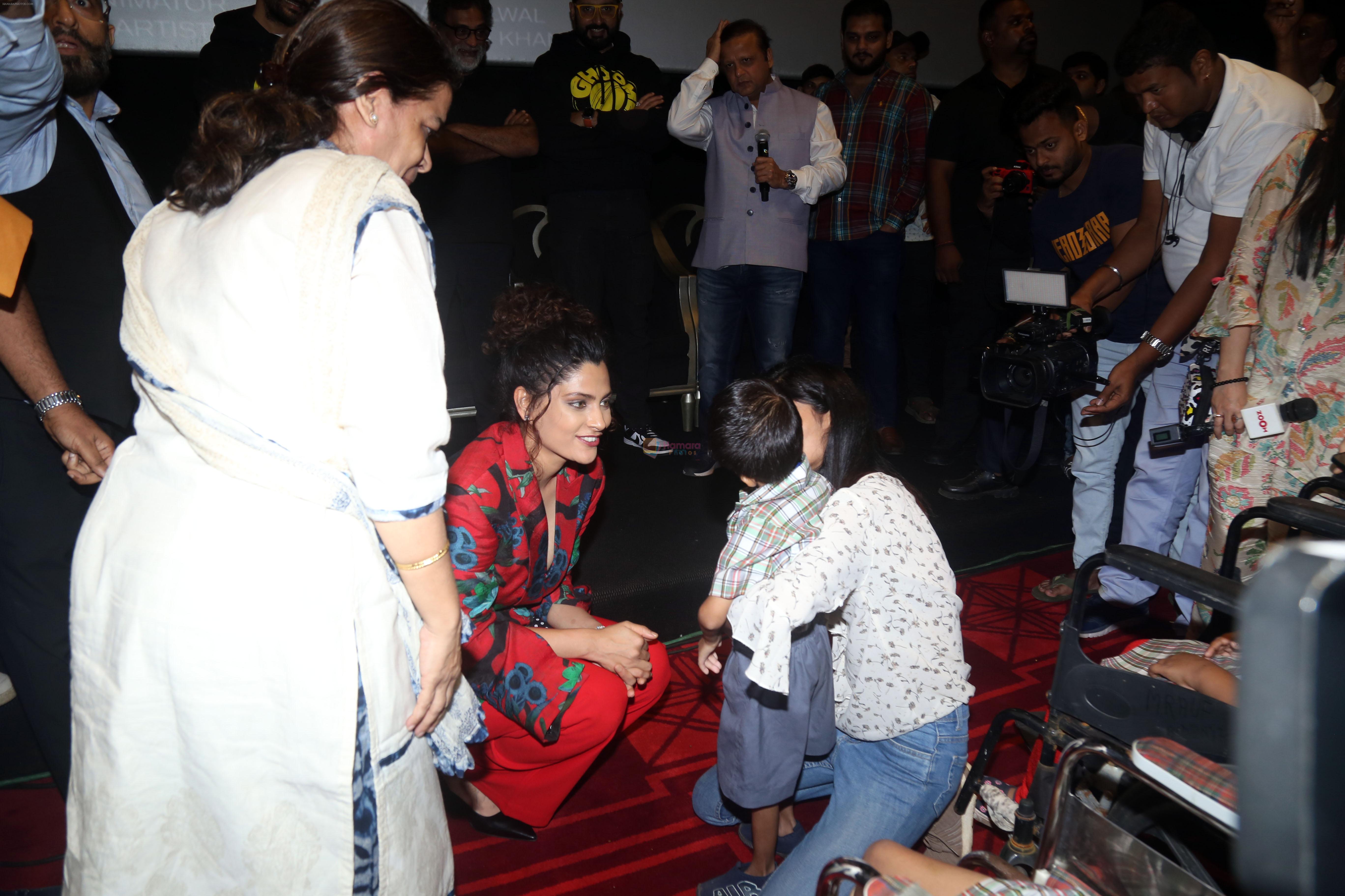 Asif Bhamla, R. Balki, Saiyami Kher celebrate Ghoomer release with differently abled kids at PVR Le Reve in Bandra on 21st August 2023