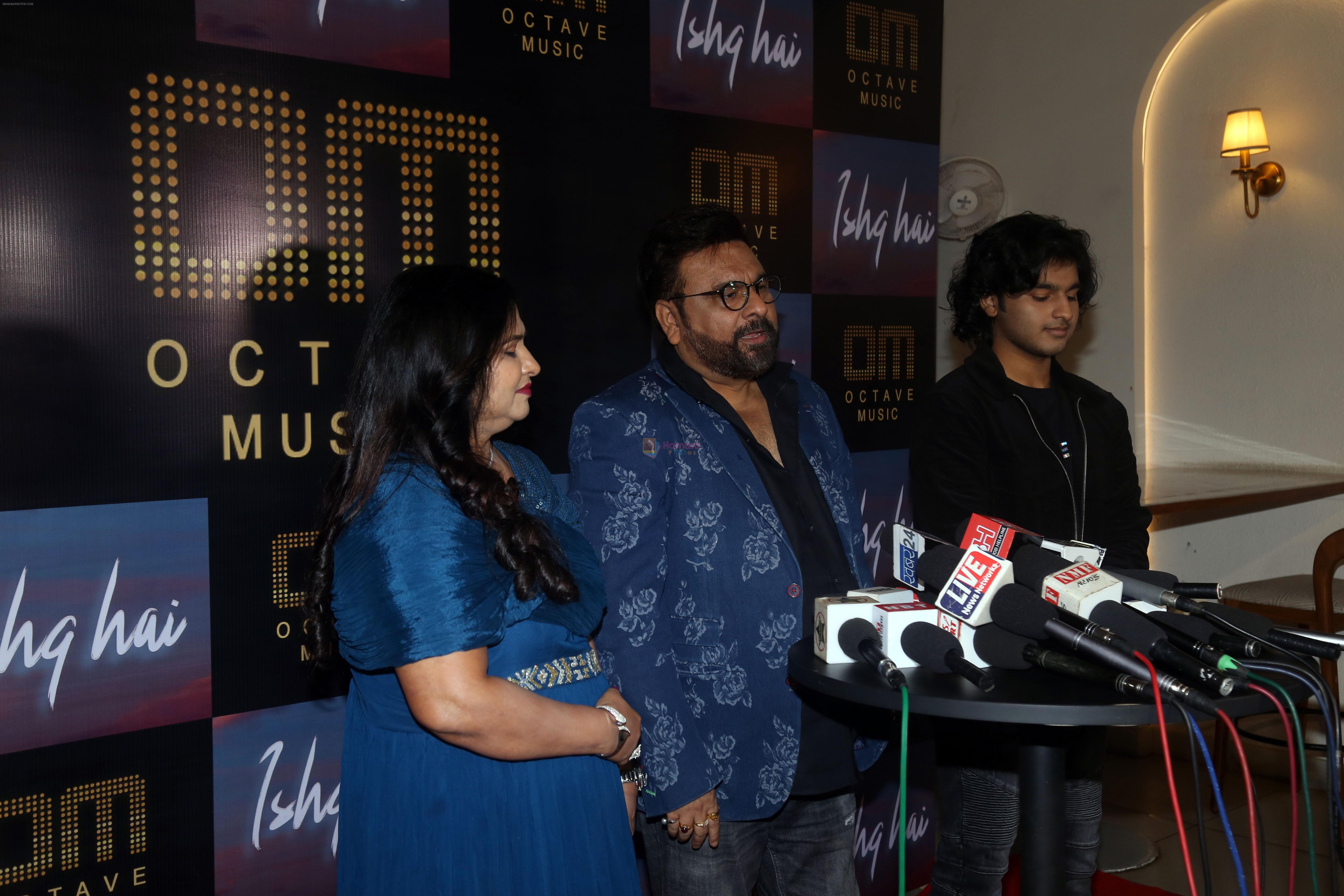 Neeraj Mishra, Shikha Mishra at the Launch of Octave Music and Ishq Hai Song on 22nd August 2023