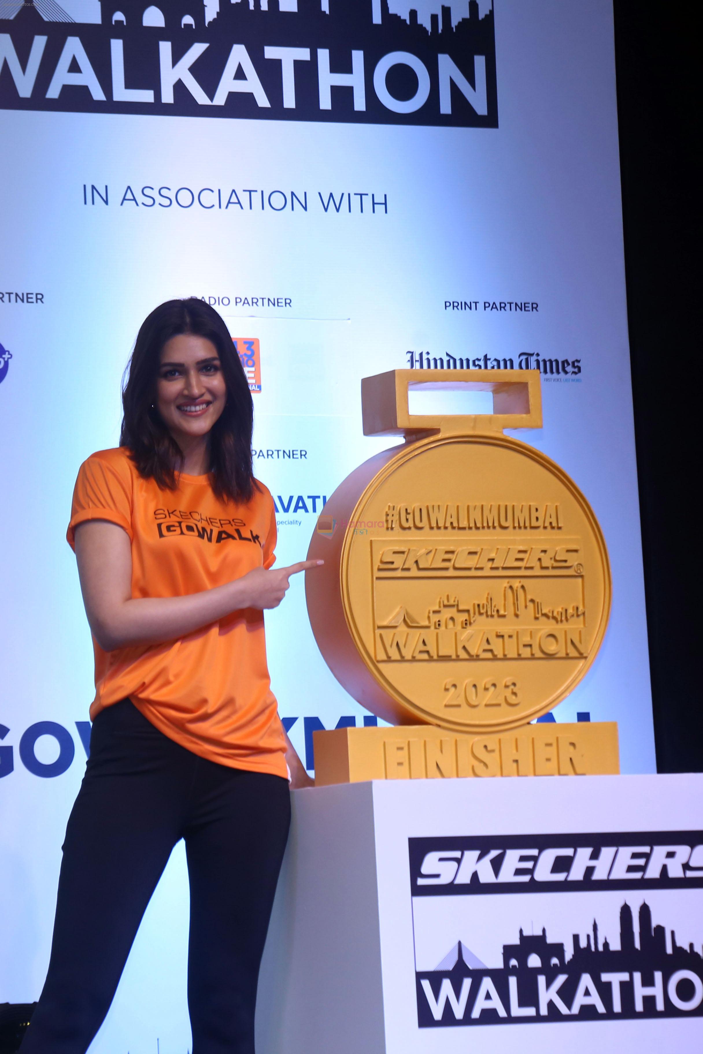 Kriti Sanon at the 4th Edition of Skechers Walkathon Press Conference on 23rd August 2023