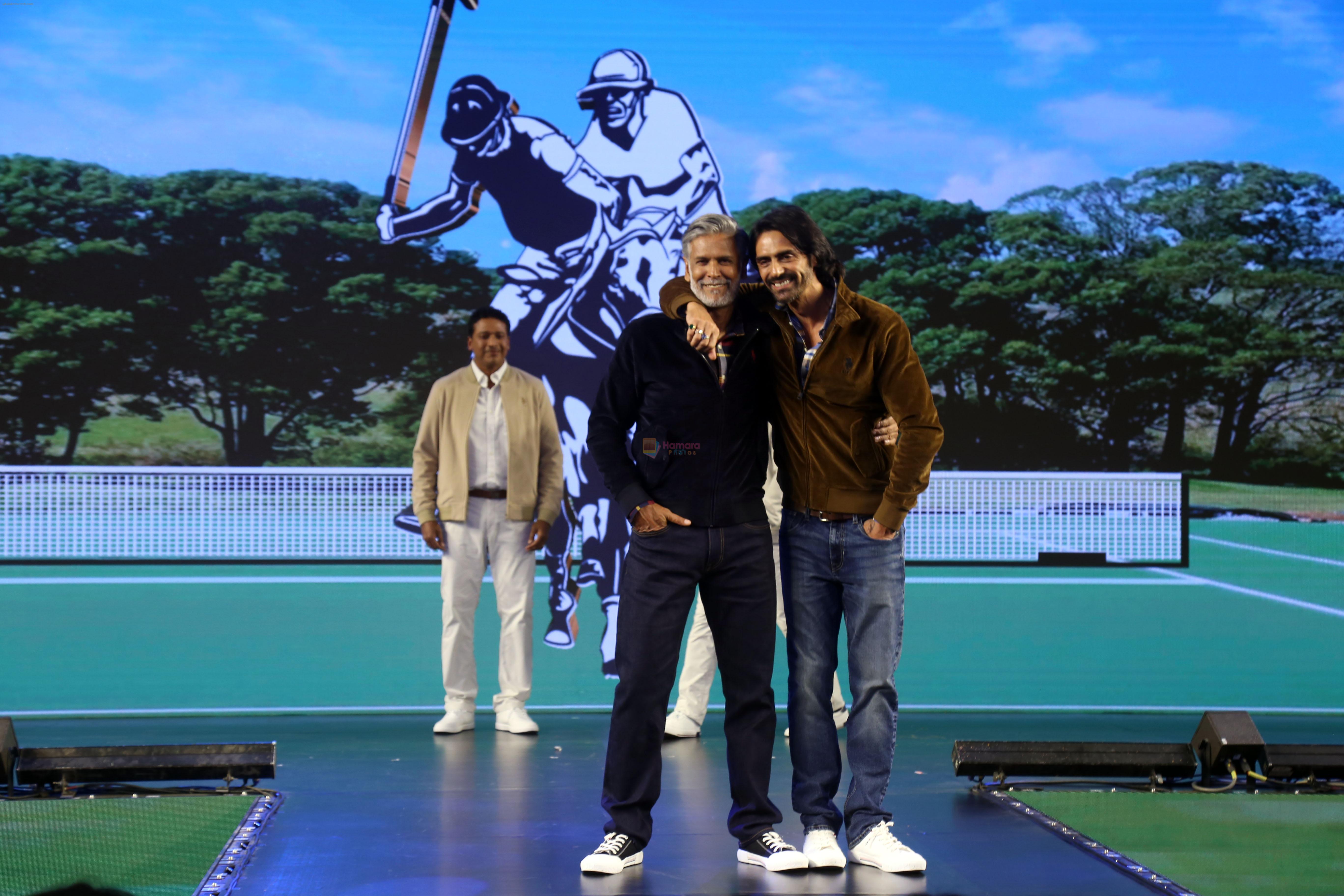 Arjun Rampal, Mahesh Bhupathi, Milind Soman at the U.S.Polo Grand celebration and website launch on 25th August 2023