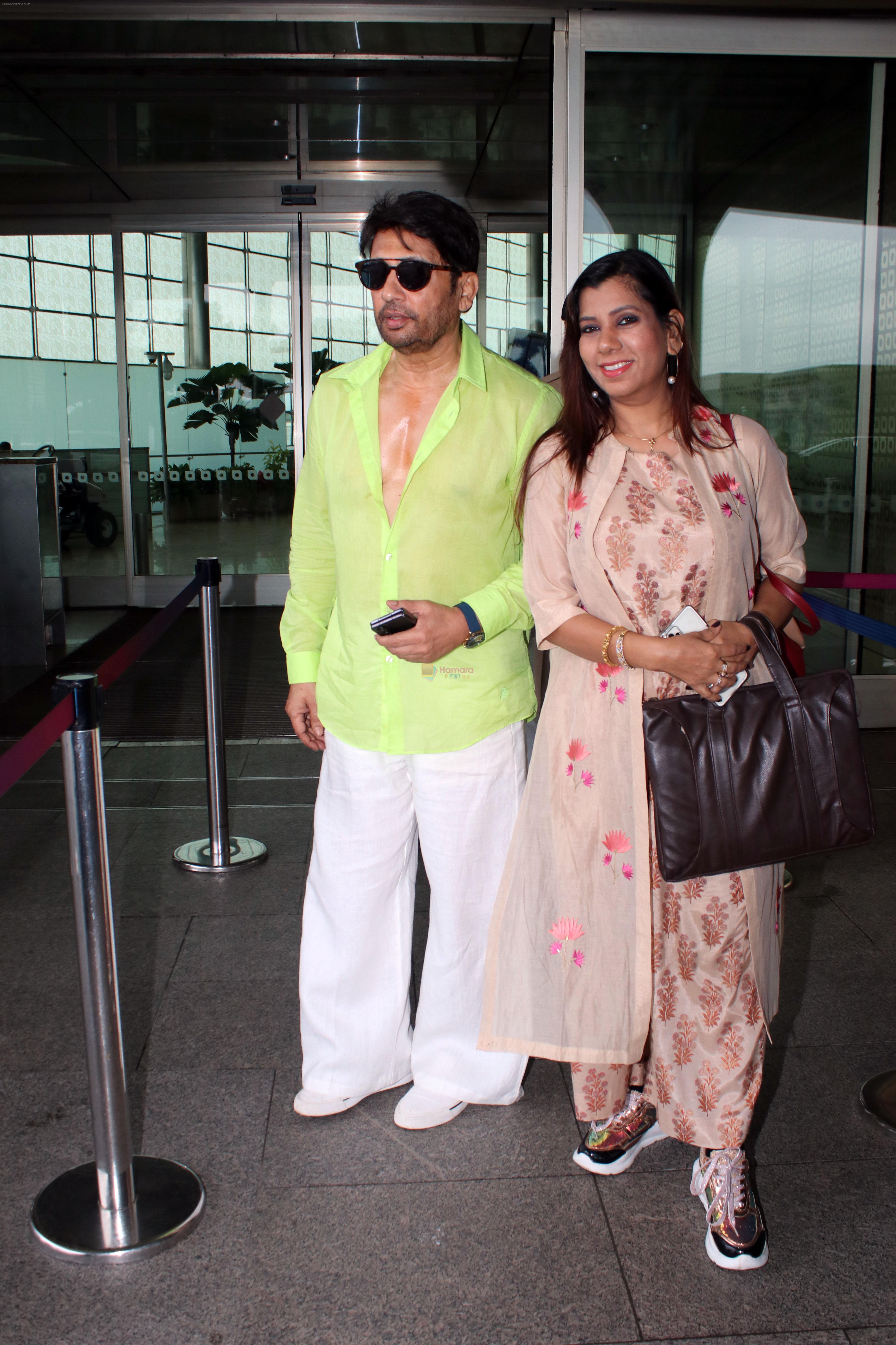 Shekhar Suman, Shefali Saxena Spotted At Airport on 2nd September 2023