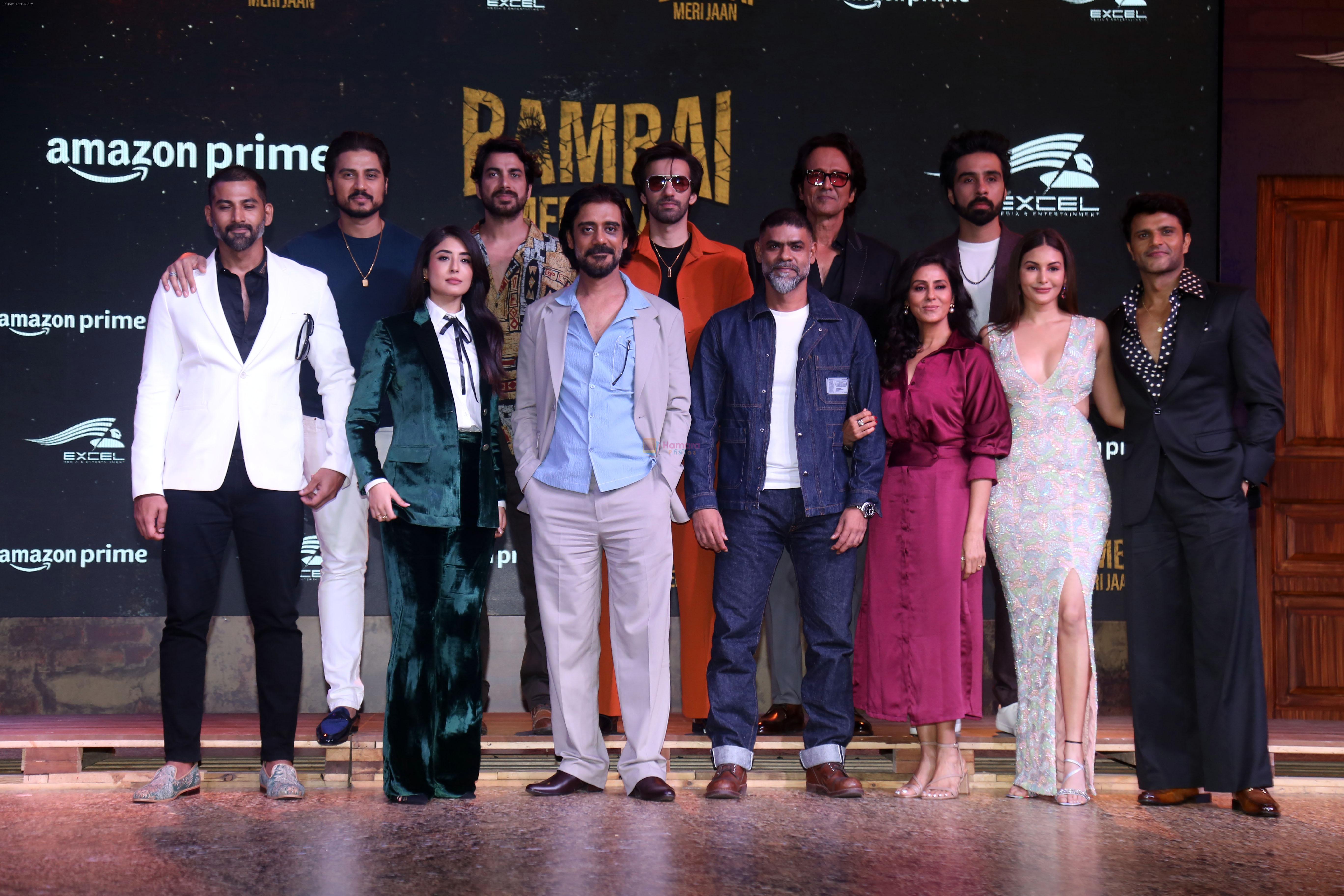 Amyra Dastur, Avinash Tiwary, Jitin Gulati, Kay Kay Menon, Kritika Kamra, Lakshya Kochhar, Nivedita Bhattacharya, Saurabh Sachdeva, Shiv Pandit, Shujaat Saudagar, Sunil Palwal, Vivan Bhatena at Bambai Meri Jaan Trailer Launch on 4th Sept 2023