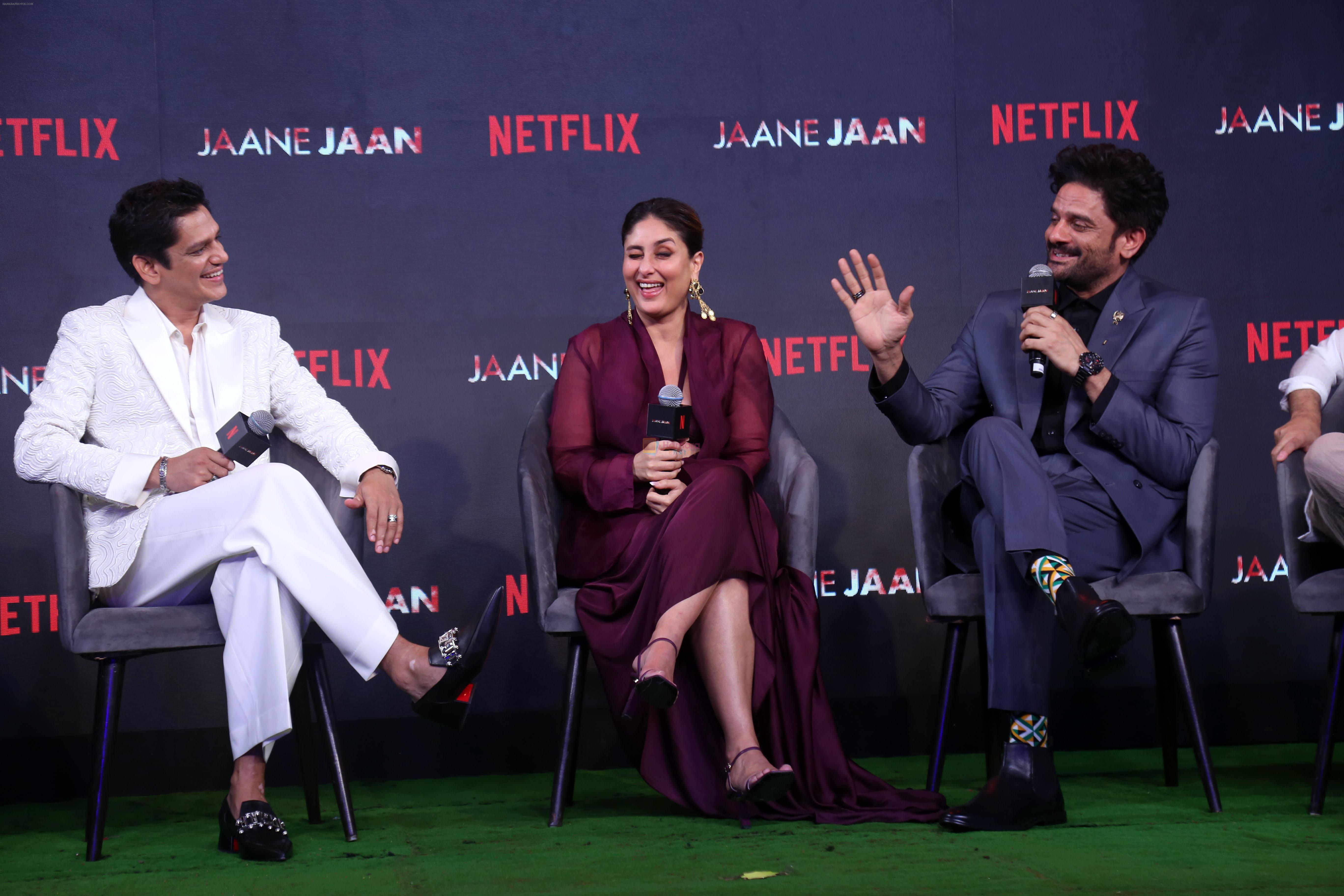 Jaideep Ahlawat, Kareena Kapoor, Vijay Varma at Jaane Jaan Film Trailer Launch on 5th Sept 2023