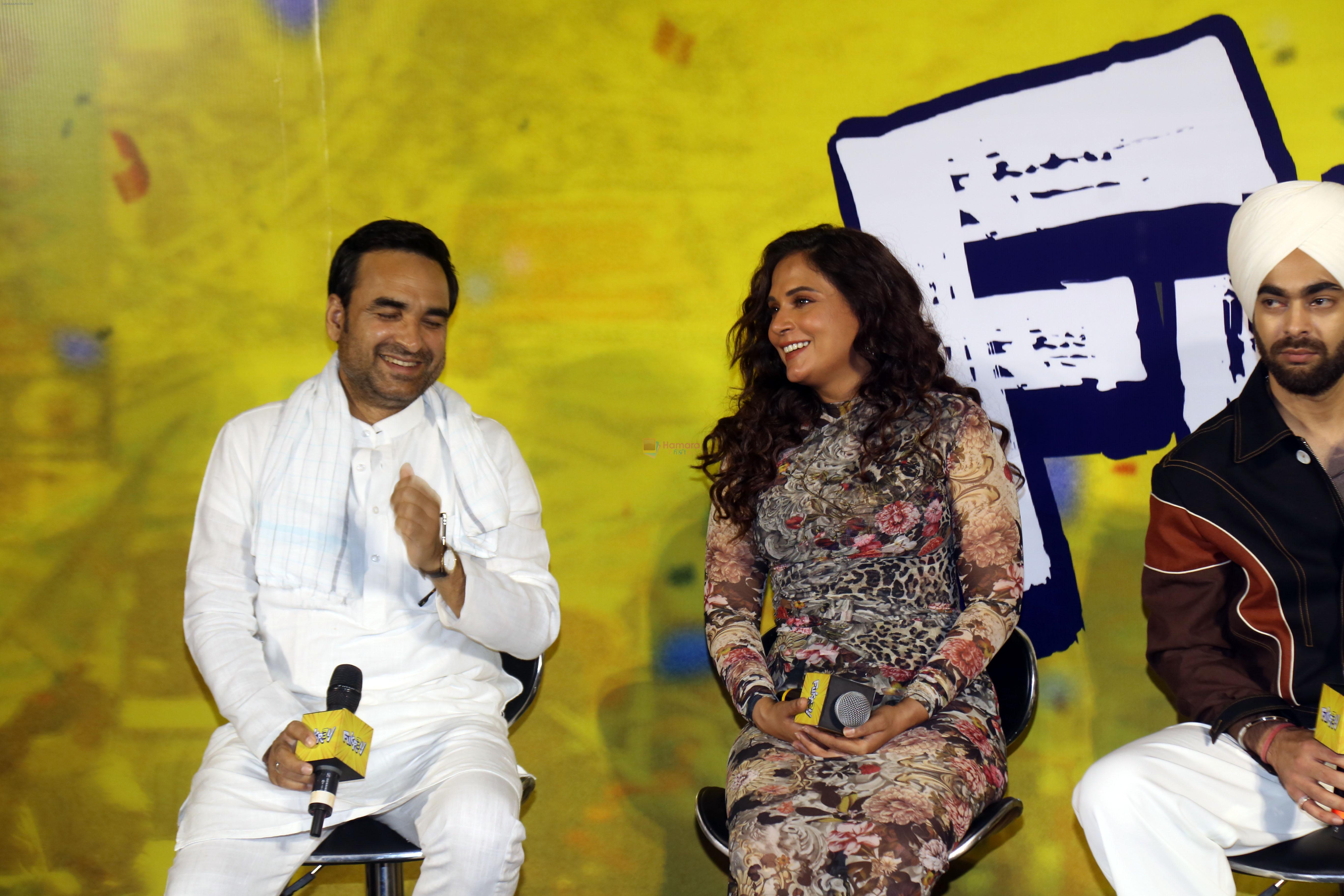 Manjot Singh, Pankaj Tripathi, Richa Chadha at Fukrey 3 Trailer Launch on 5th Sept 2023