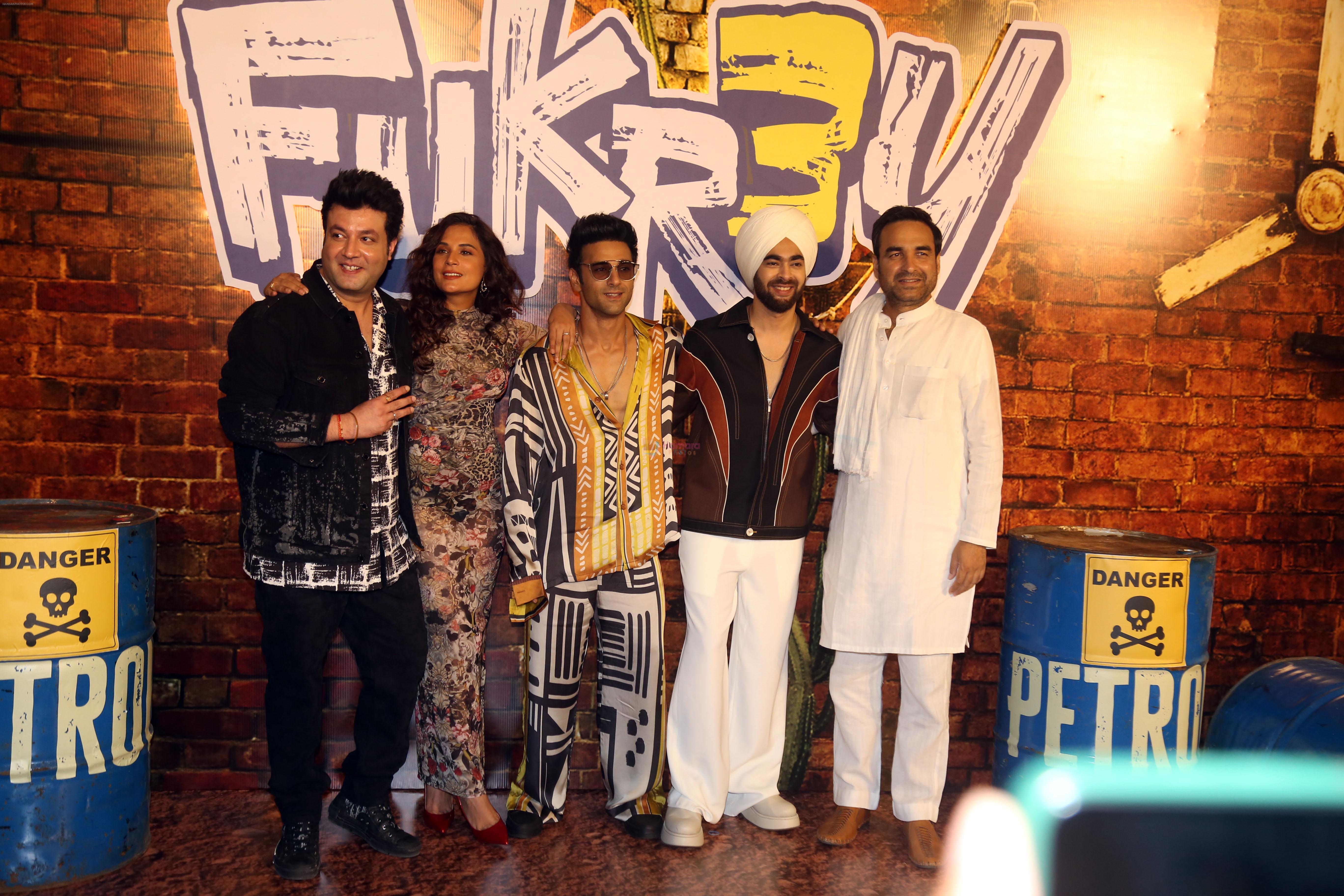 Manjot Singh, Pankaj Tripathi, Pulkit Samrat, Richa Chadha, Varun Sharma at Fukrey 3 Trailer Launch on 5th Sept 2023