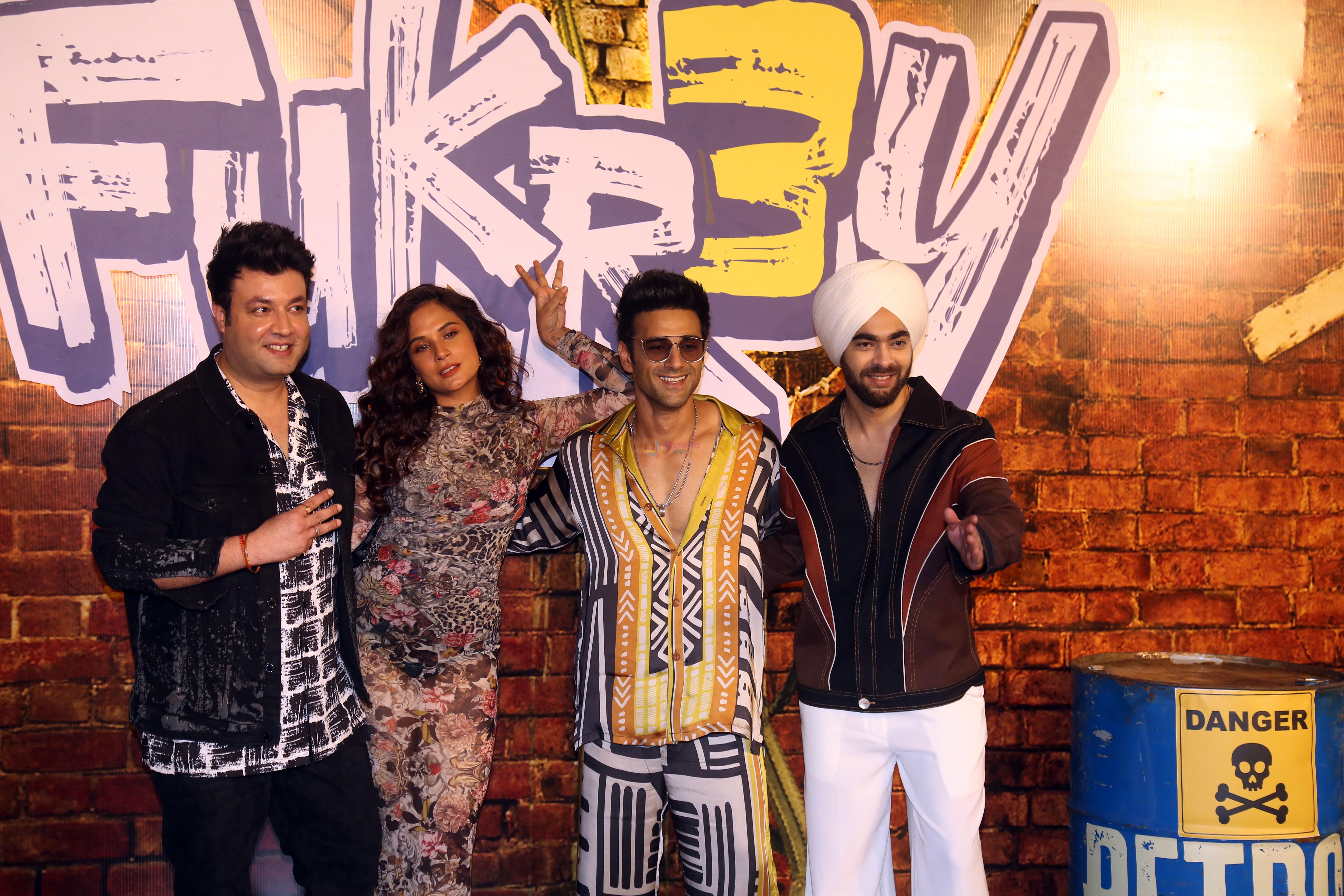 Manjot Singh, Pulkit Samrat, Richa Chadha, Varun Sharma at Fukrey 3 Trailer Launch on 5th Sept 2023