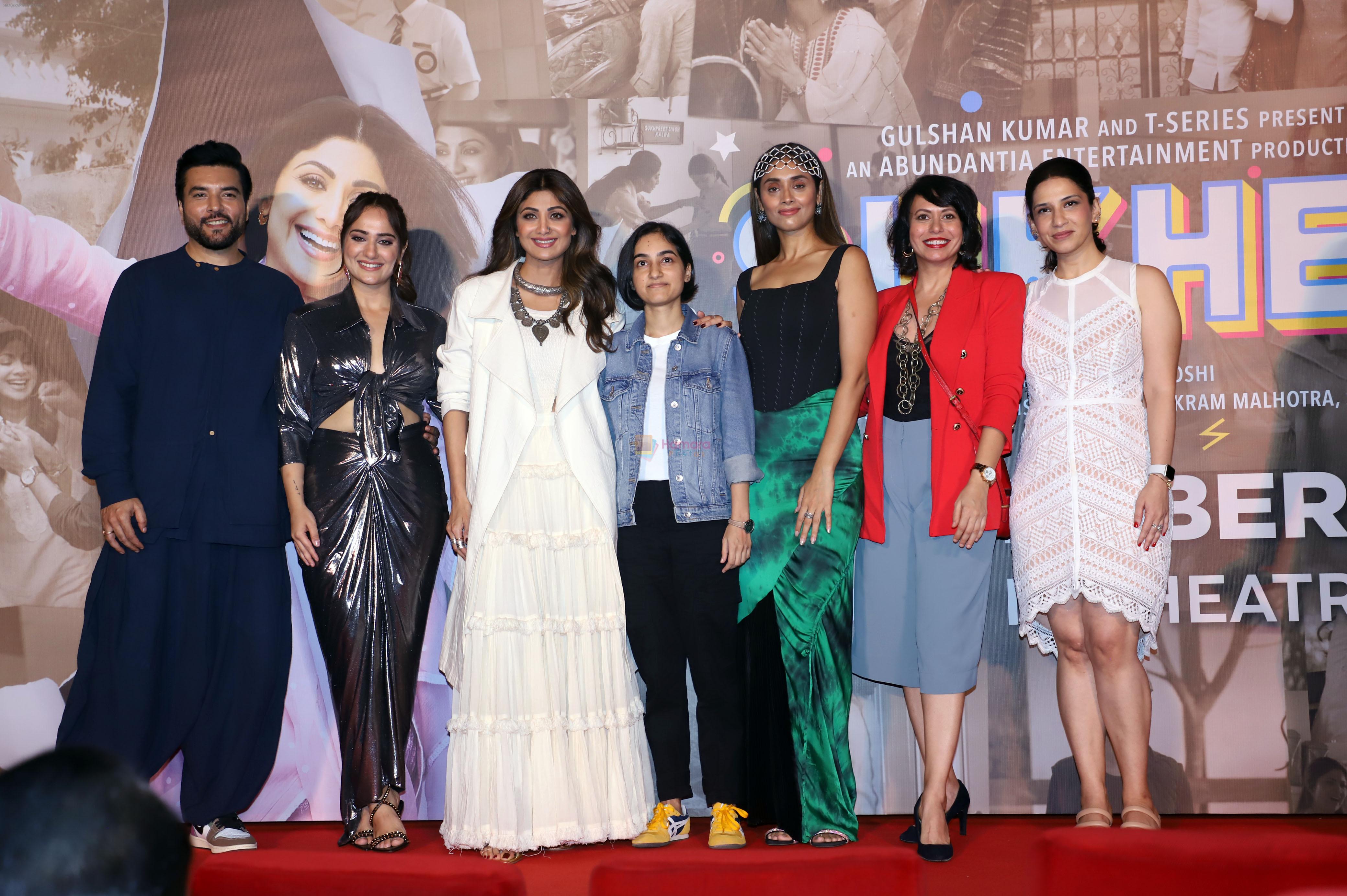 Chaitanya Choudhry, Dilnaz Irani, Kusha Kapila, Pavleen Gujral, Shilpa Shetty, Sonal Joshi attends Sukhee Film Trailer Launch on 6th Sept 2023