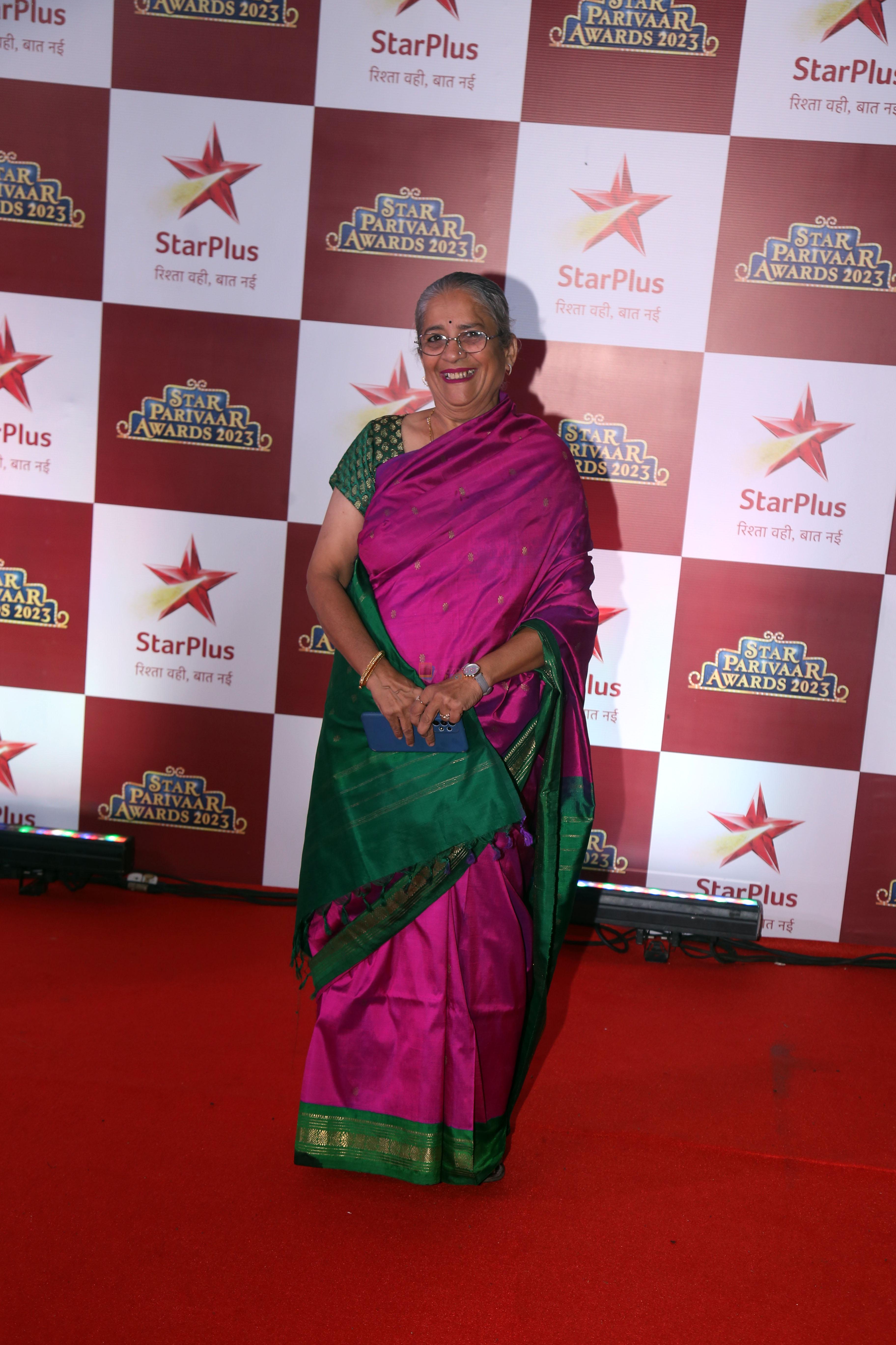 Ujwala Jog at the Star Parivaar Awards 2023 on 8th Sept 2023