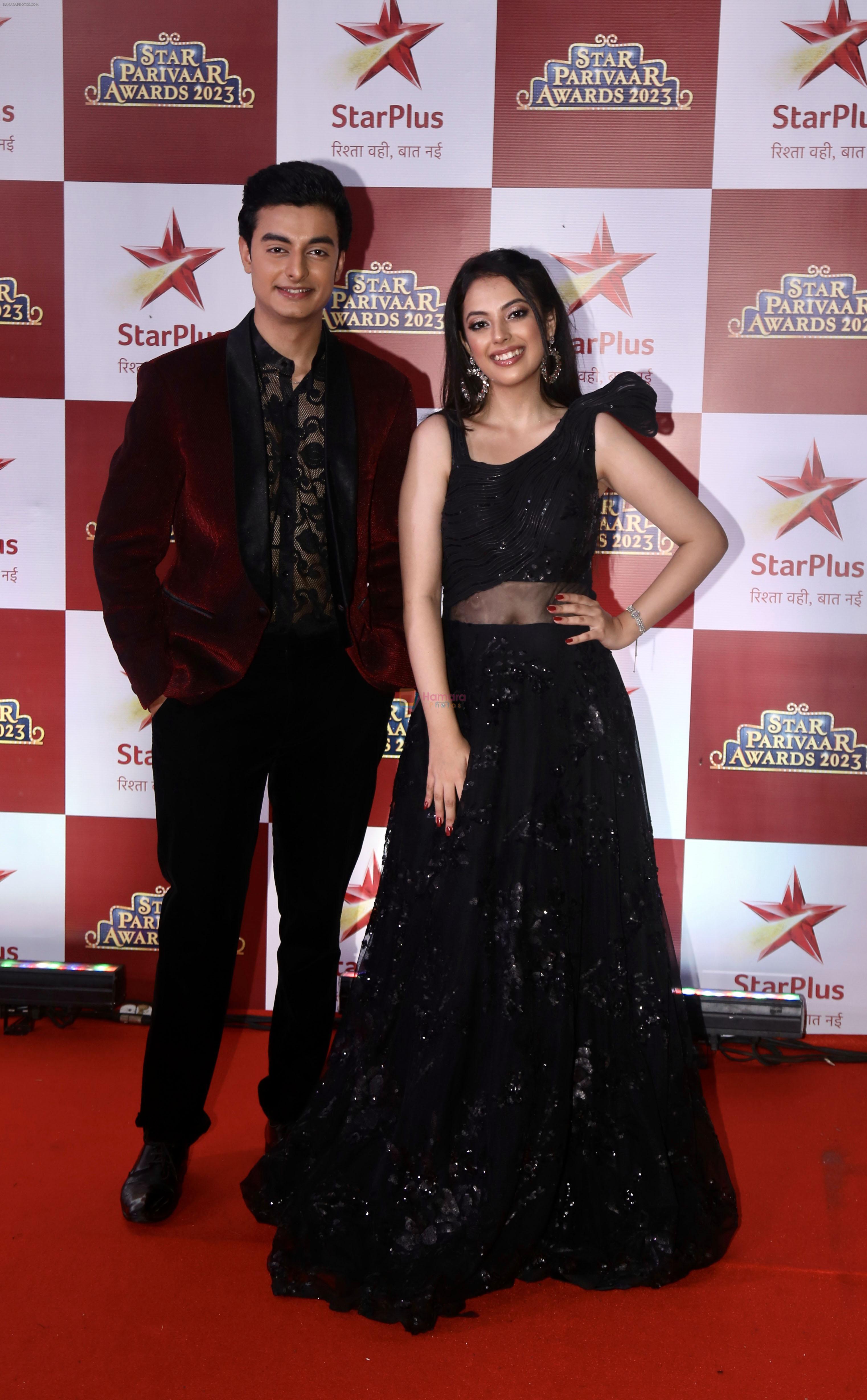 Seerat Kapoor, Viraaj Kapoor at the Star Parivaar Awards 2023 on 8th Sept 2023