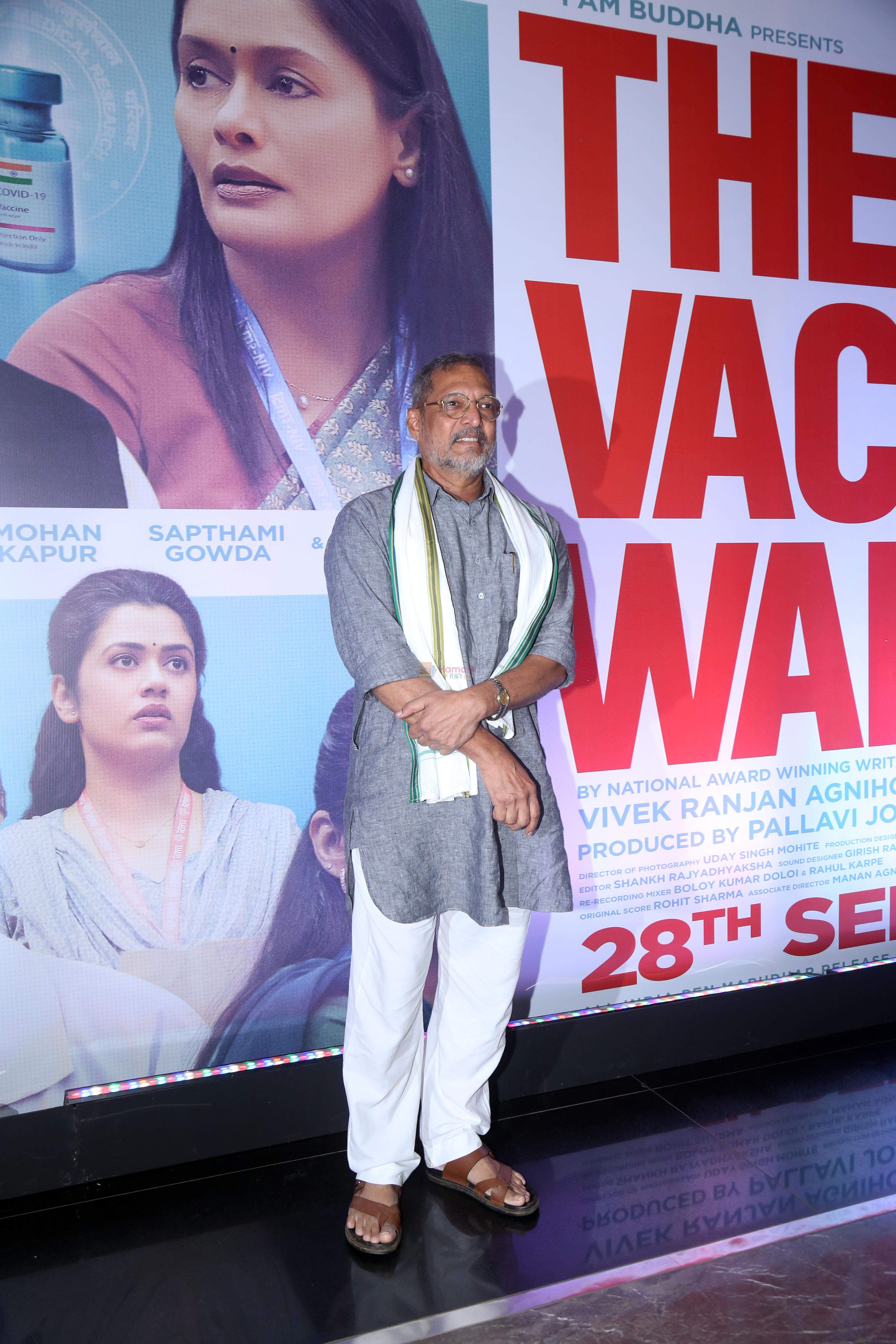 Nana Patekar attends The Vaccine War Trailer Launch on 12th Sept 2023