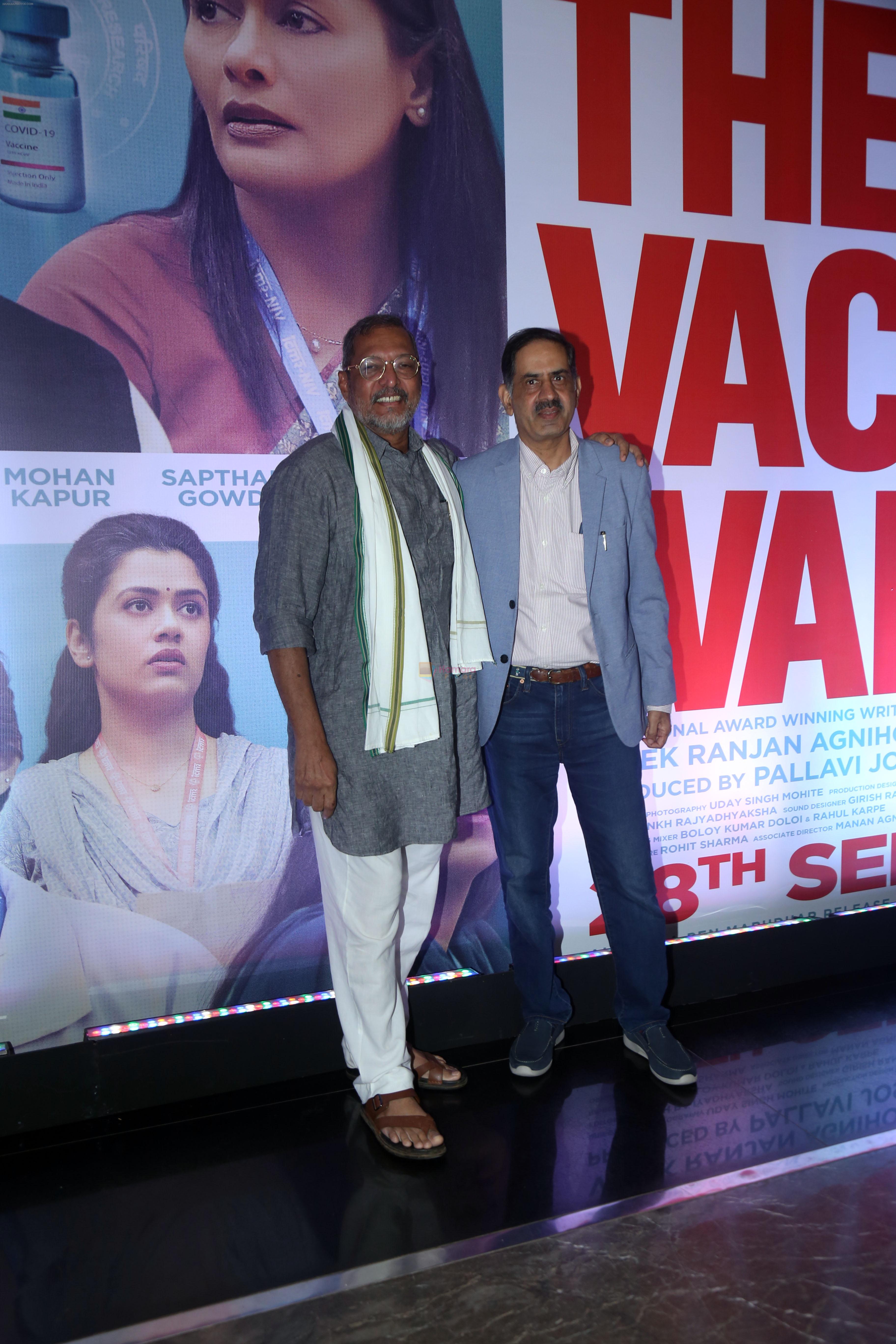 Balram Bhargava, Nana Patekar attends The Vaccine War Trailer Launch on 12th Sept 2023