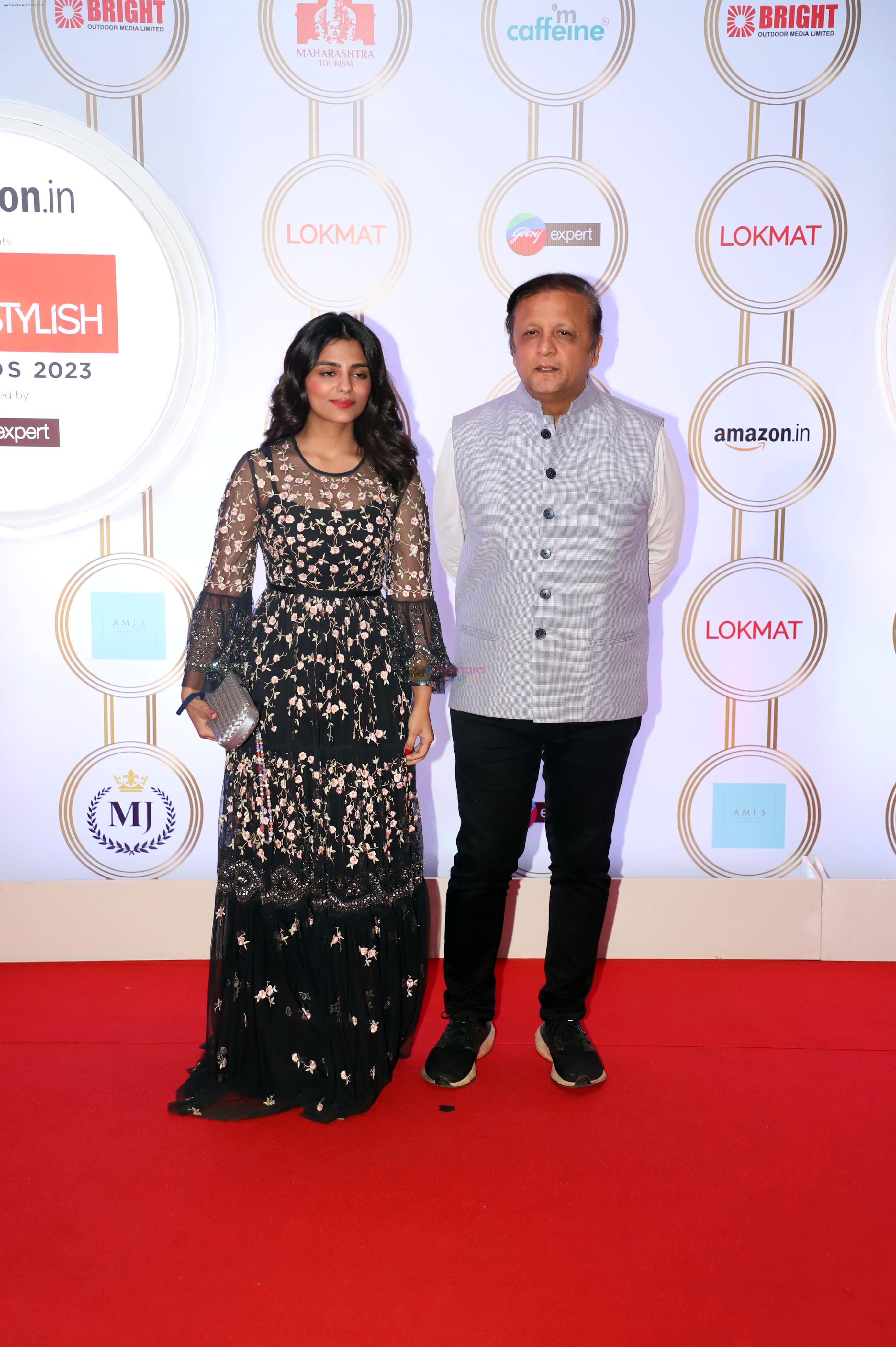 Asif Bhamla, Saher Bhamla attends Lokmat Most Stylish Awards on 12th Sept 2023