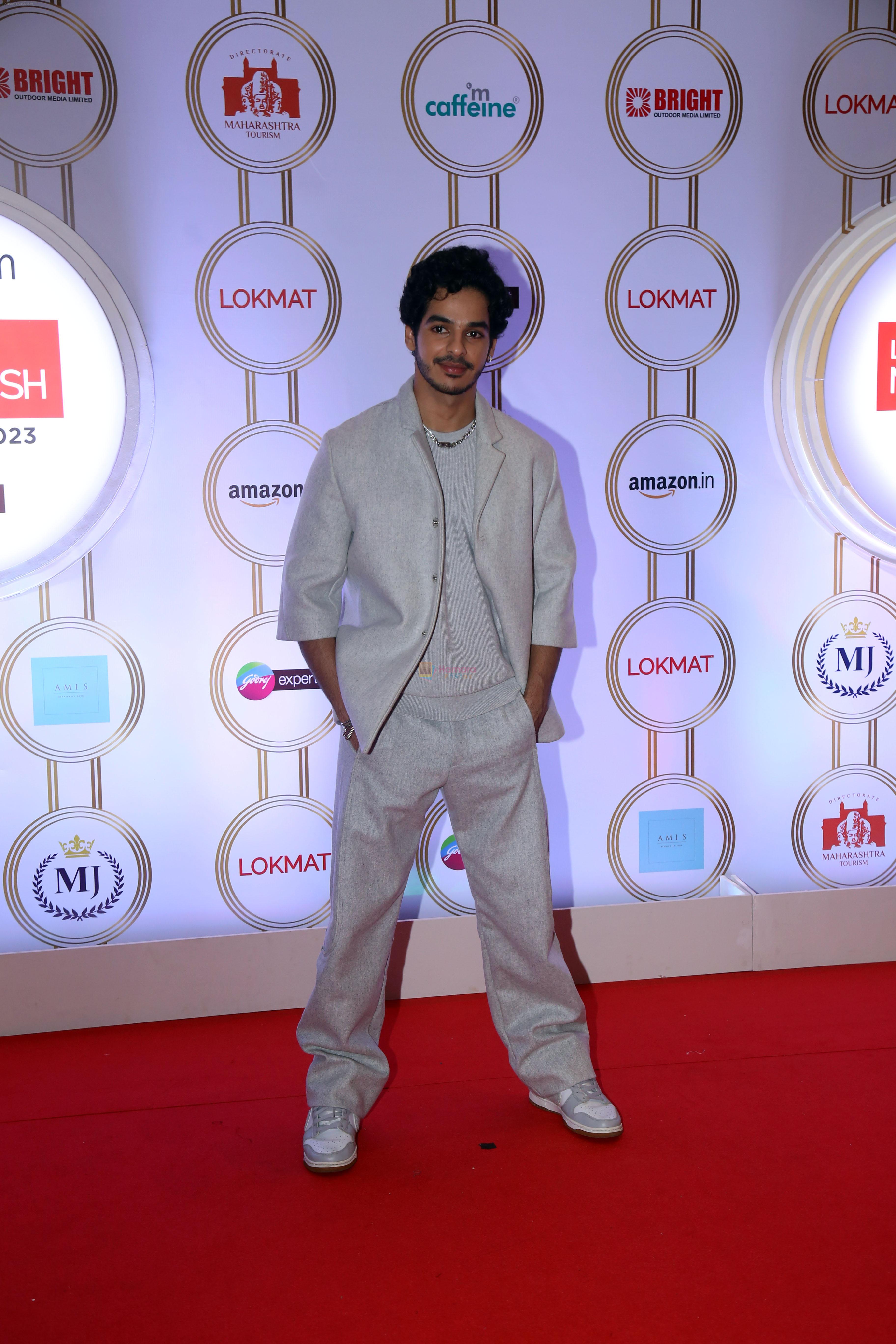 Ishaan Khattar attends Lokmat Most Stylish Awards on 12th Sept 2023