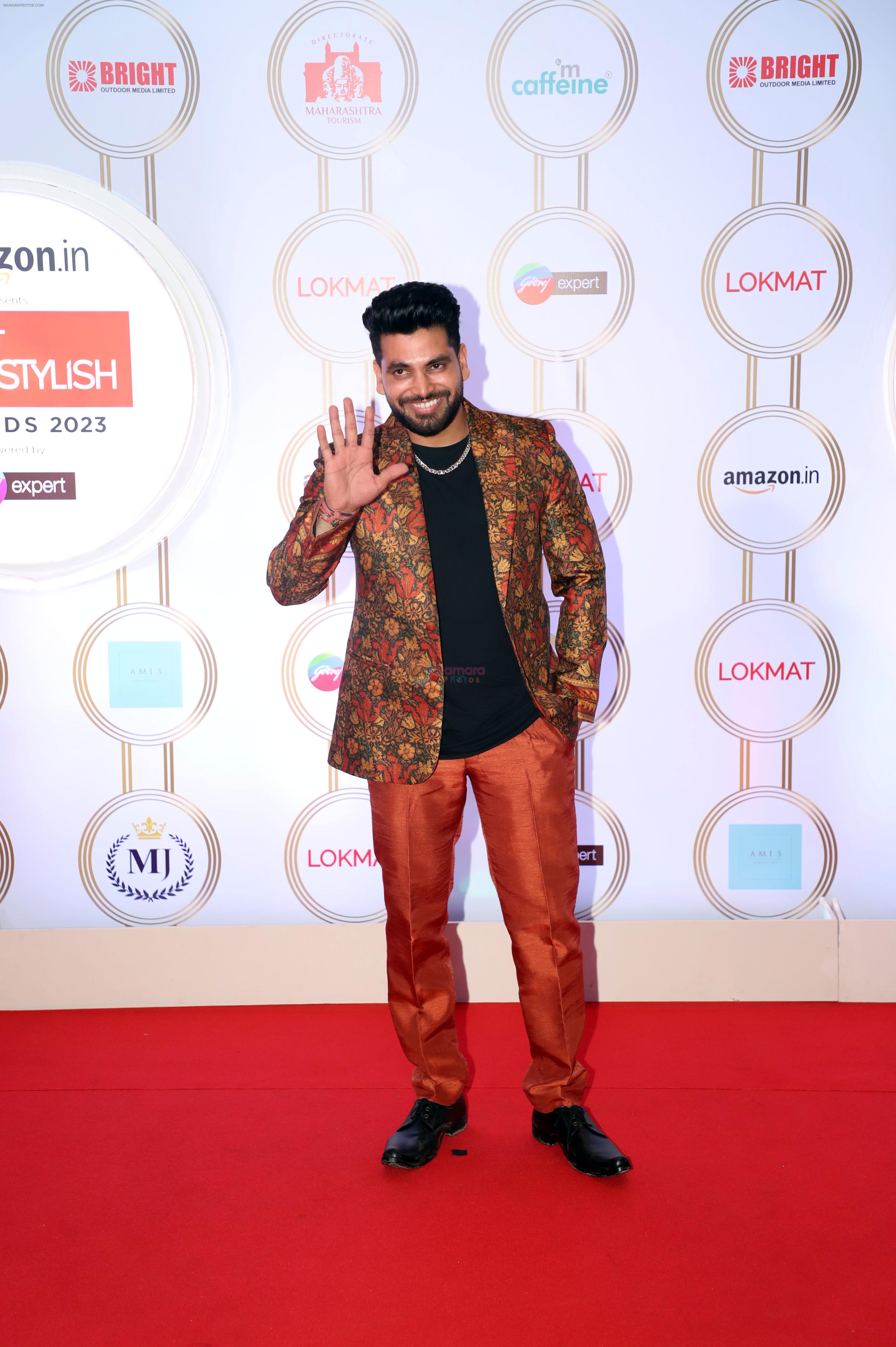 Shiv Thakare attends Lokmat Most Stylish Awards on 12th Sept 2023