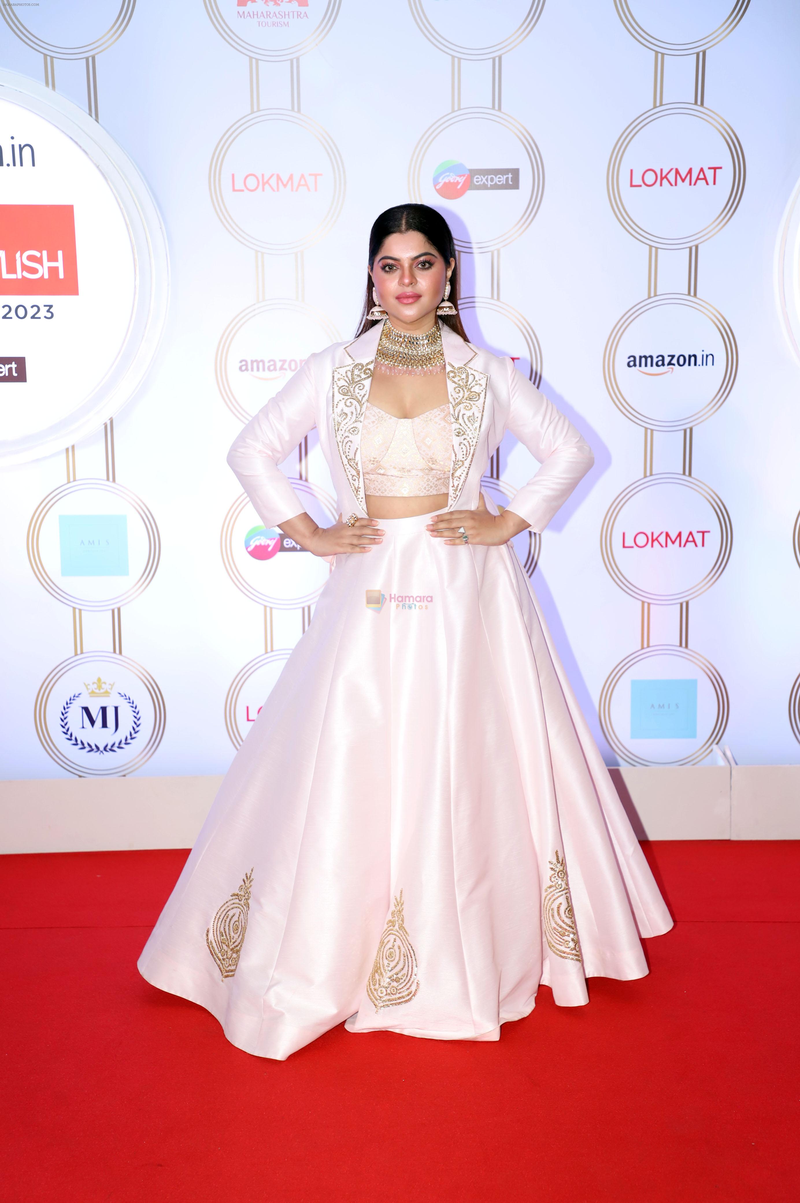 Sneha Wagh attends Lokmat Most Stylish Awards on 12th Sept 2023
