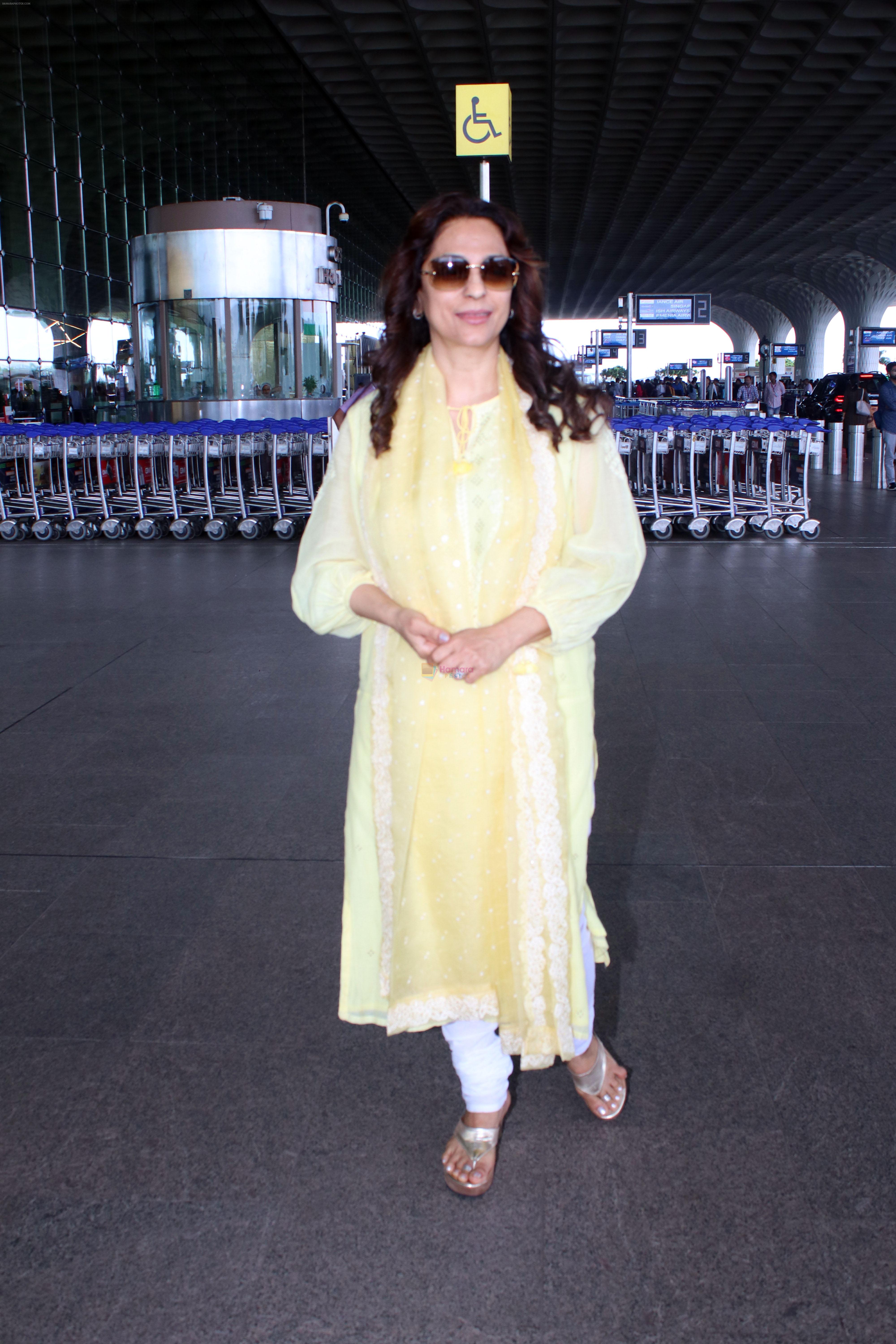 Juhi Chawla Spotted At Airport Departure on 16th Sept 2023