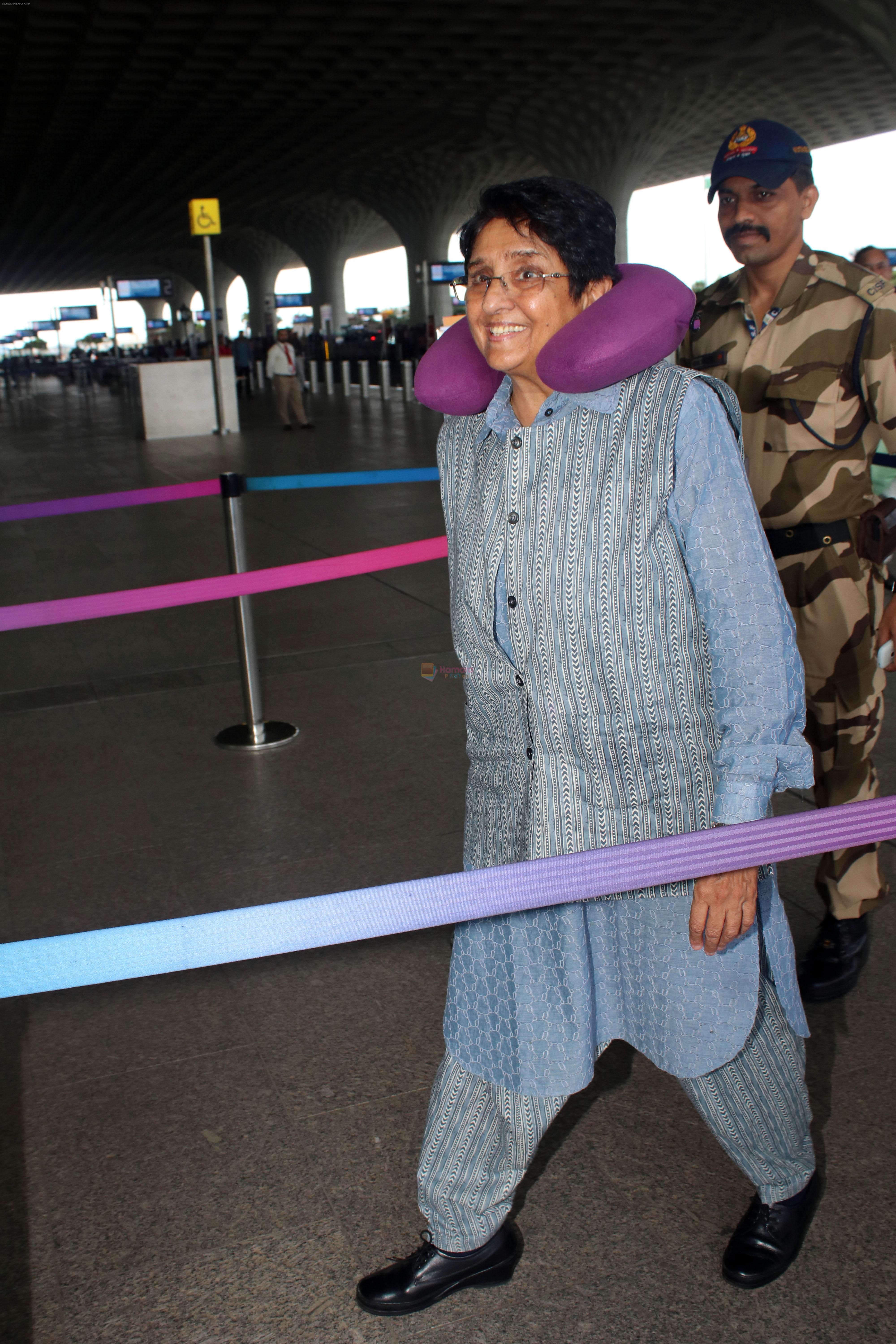 Kiran Bedi Spotted At Airport Departure on 16th Sept 2023