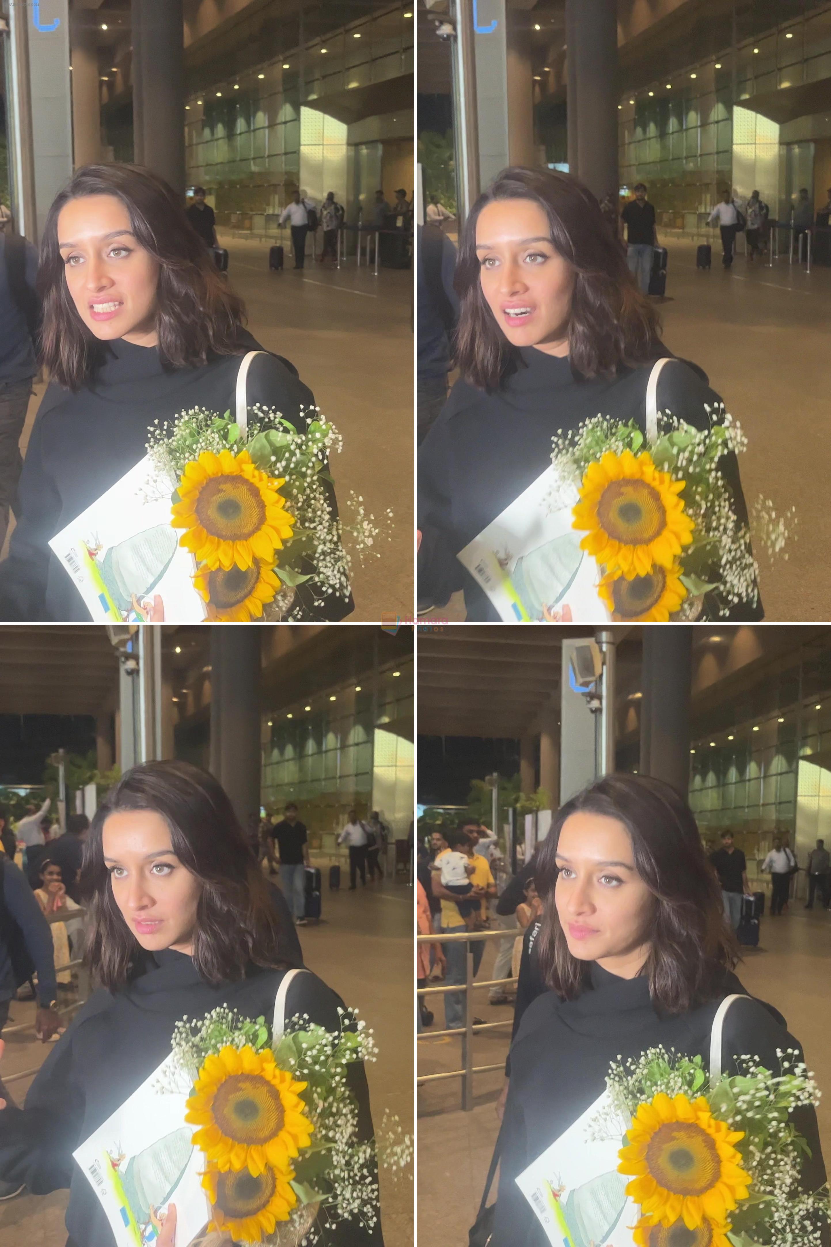 Shraddha Kapoor Spotted At Airport Arrival on 18th Sept 2023