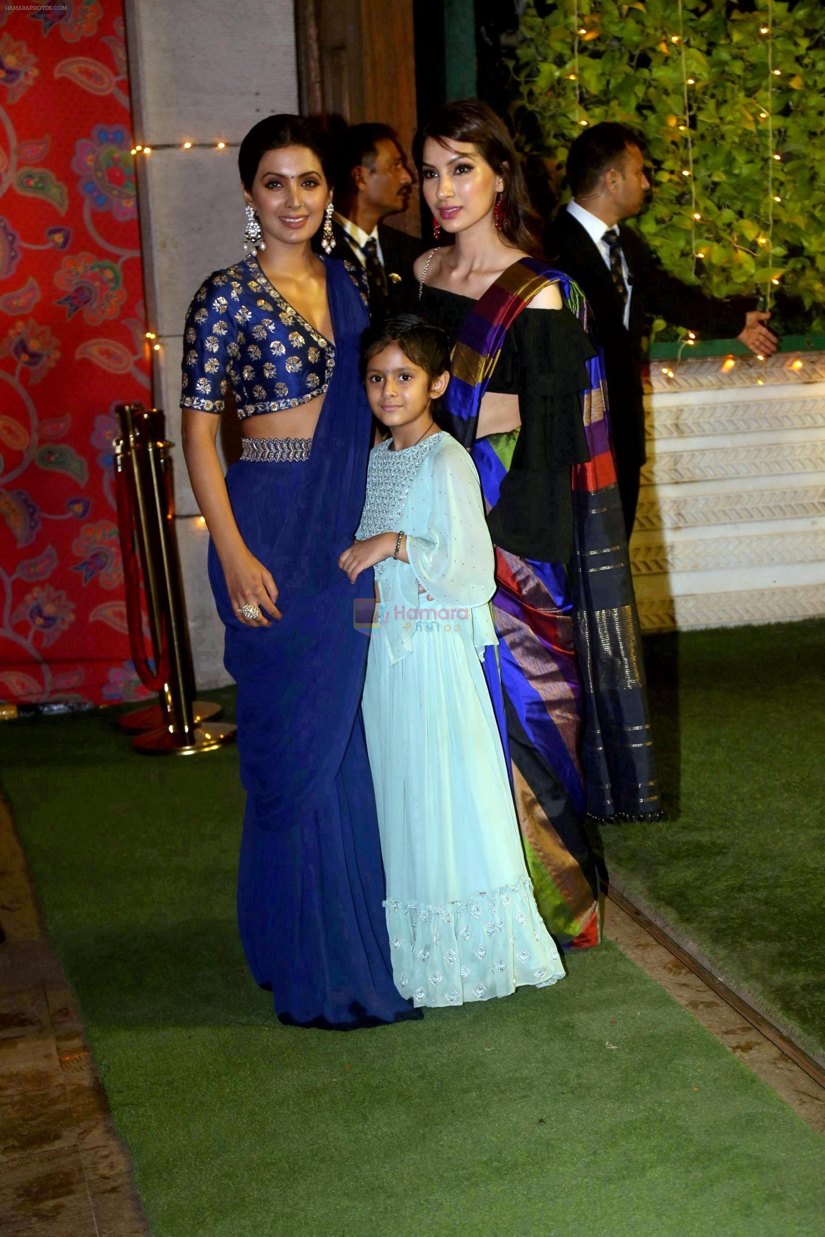 Geeta Basra, Hinaya Heer Plaha, Ruby Basra at Ambani House Antilia for Ganpati Darshan on 19th Sept 2023