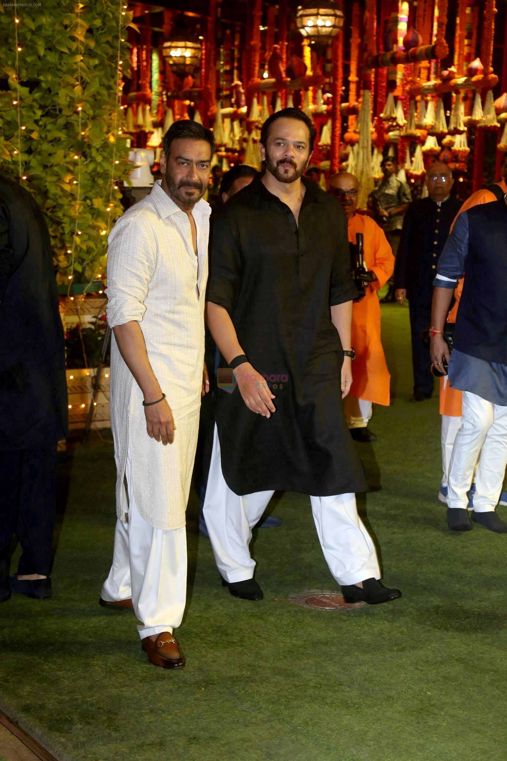 Ajay Devgn, Rohit Shetty at Ambani House Antilia for Ganpati Darshan on 19th Sept 2023