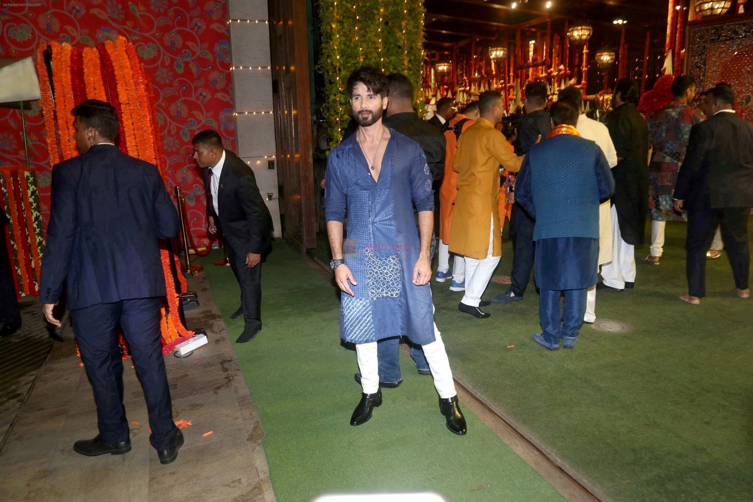 Shahid Kapoor at Ambani House Antilia for Ganpati Darshan on 19th Sept 2023