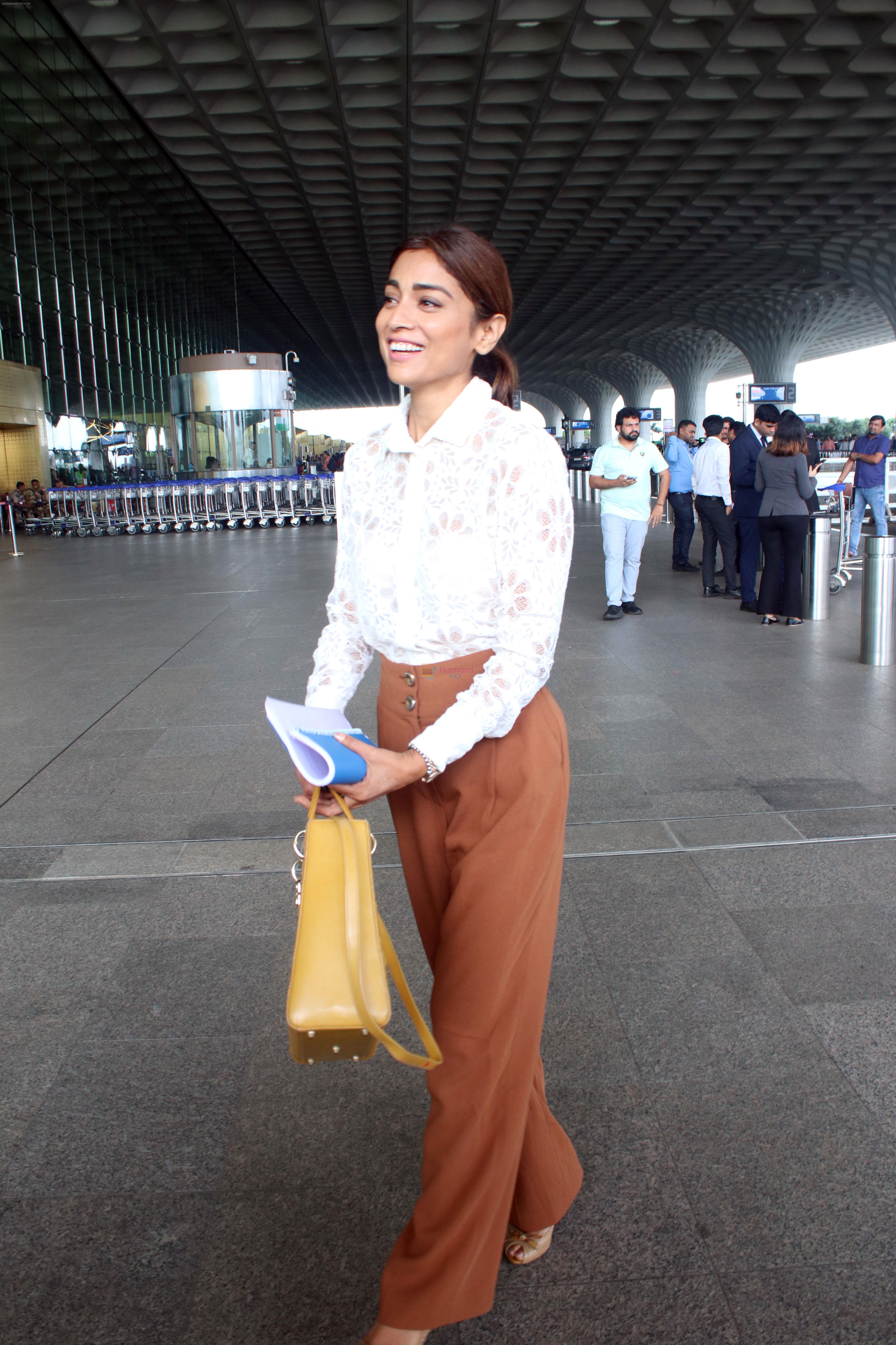 Shriya Saran spotted at Airport Departure on 23rd Sept 2023