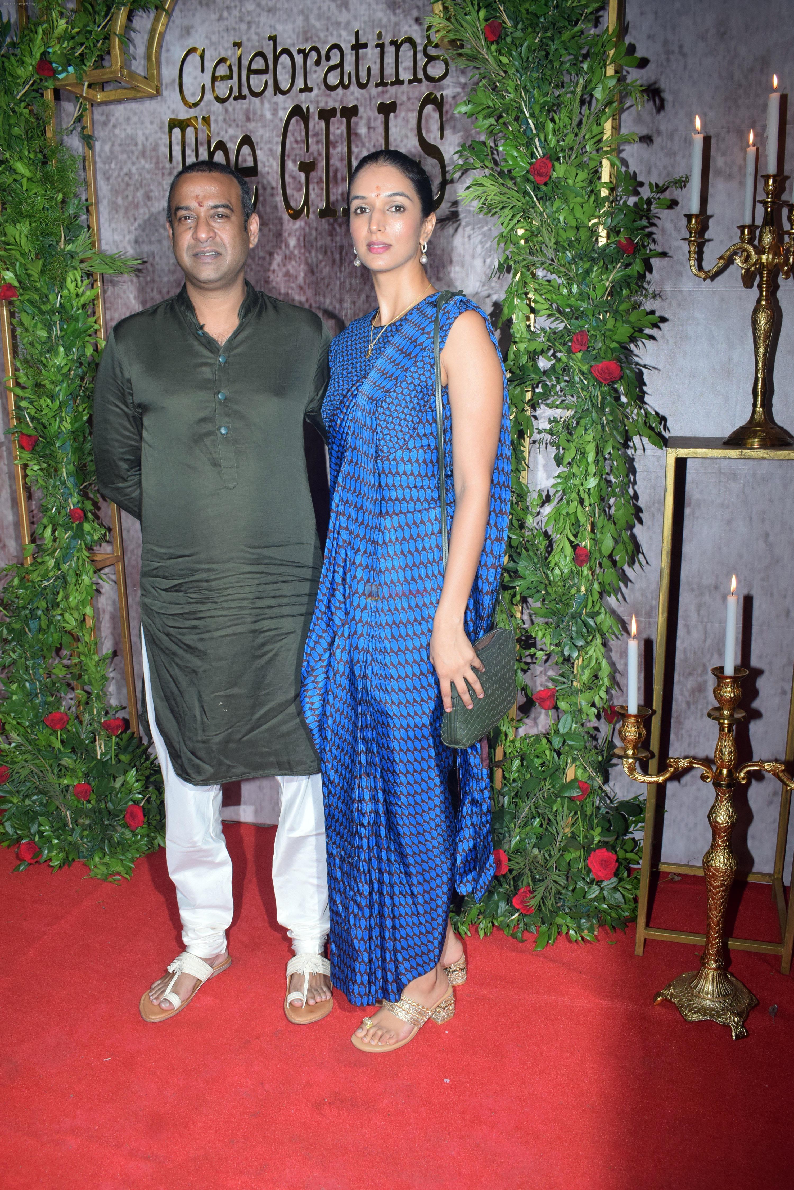 Ira Trivedi, Madhu Mantena attends the wedding party of Aman Gill and Amrit Berar on 24th Sept 2023