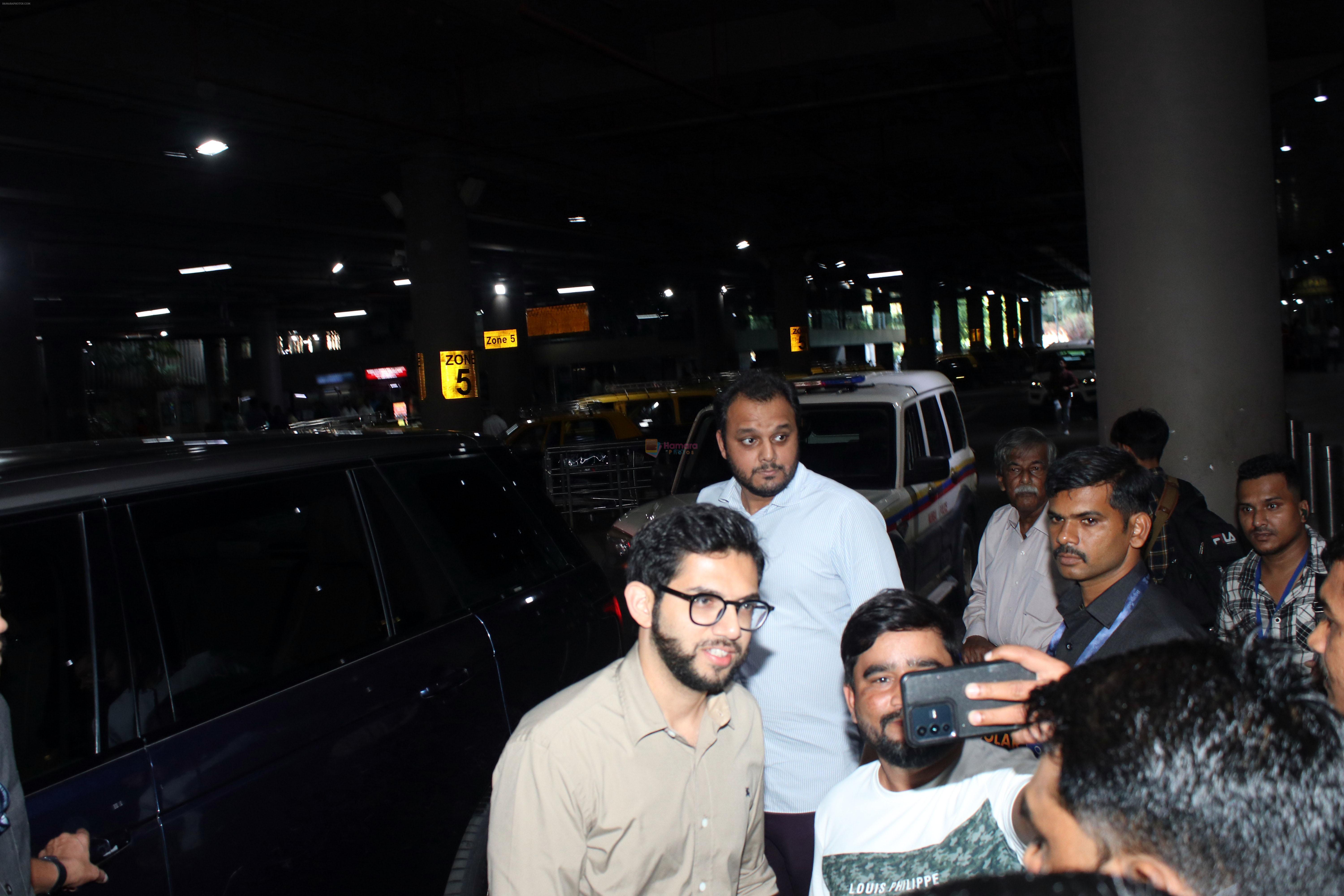 Aaditya Thackeray Spotted At Airport Arrival on 25th Sept 2023