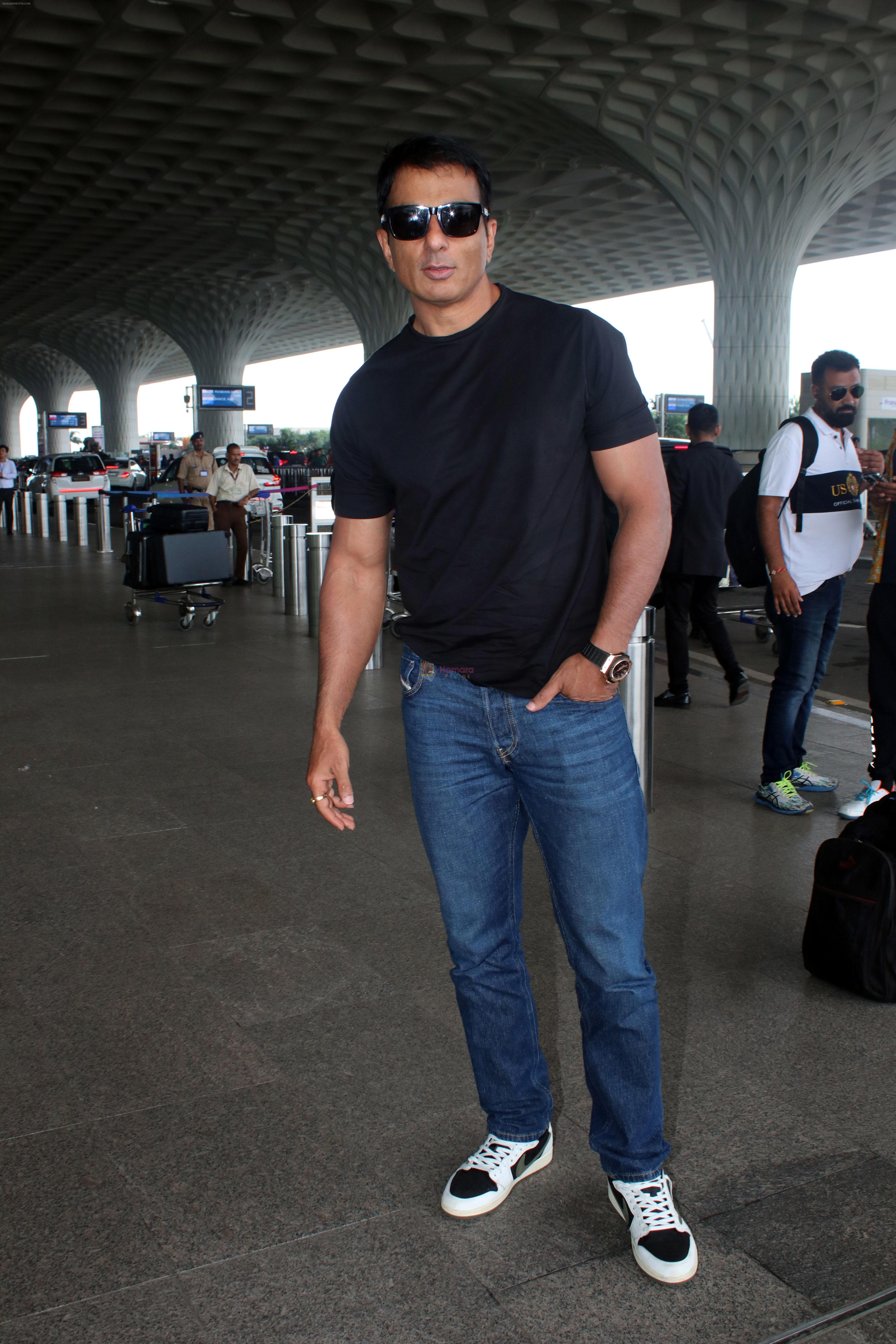 Sonu Sood Spotted At Airport Departure on 27th Sept 2023