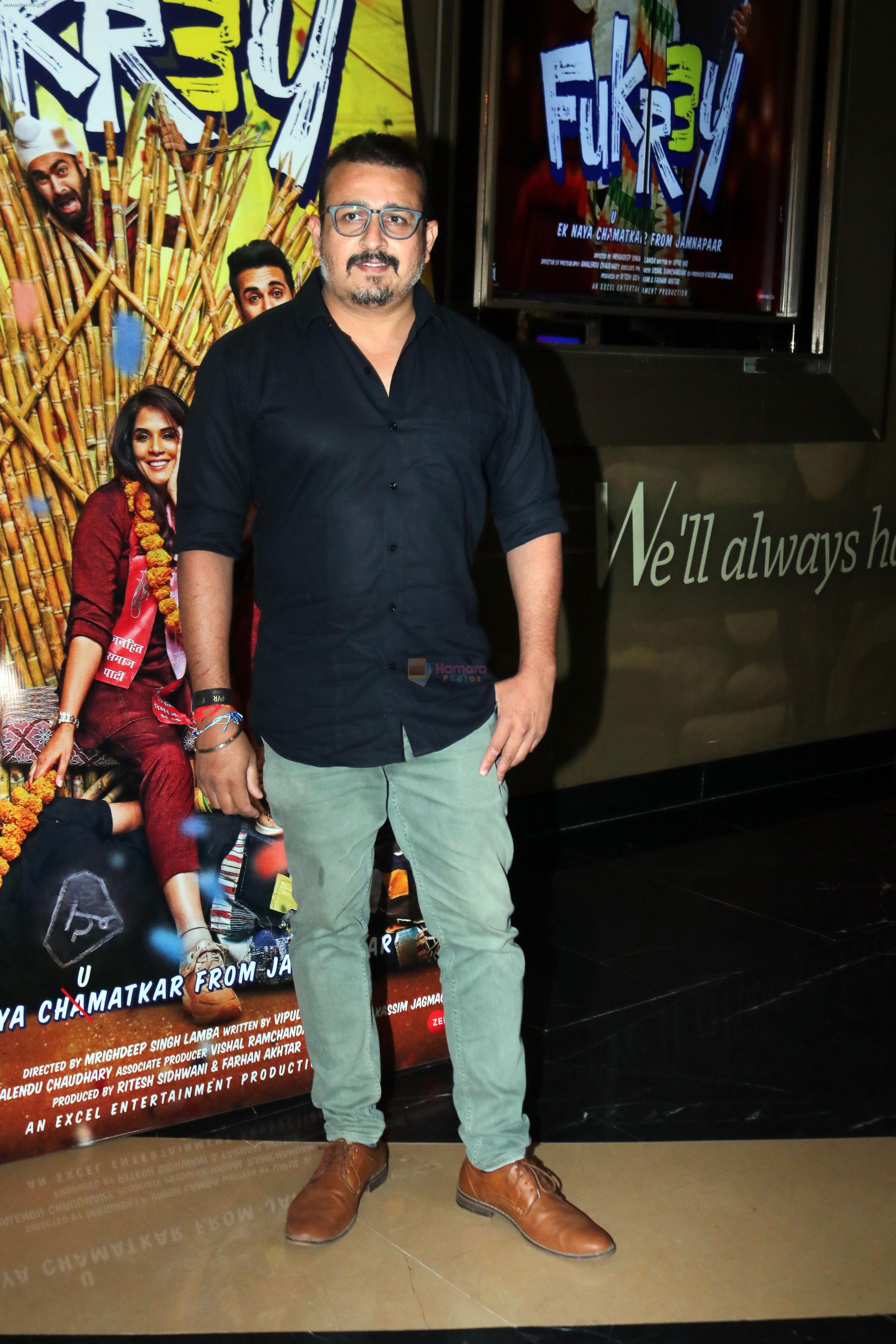 Tejas Vijay Deoskar attends Fukrey 3 Screening at PVR Juhu on 27th Sept 2023
