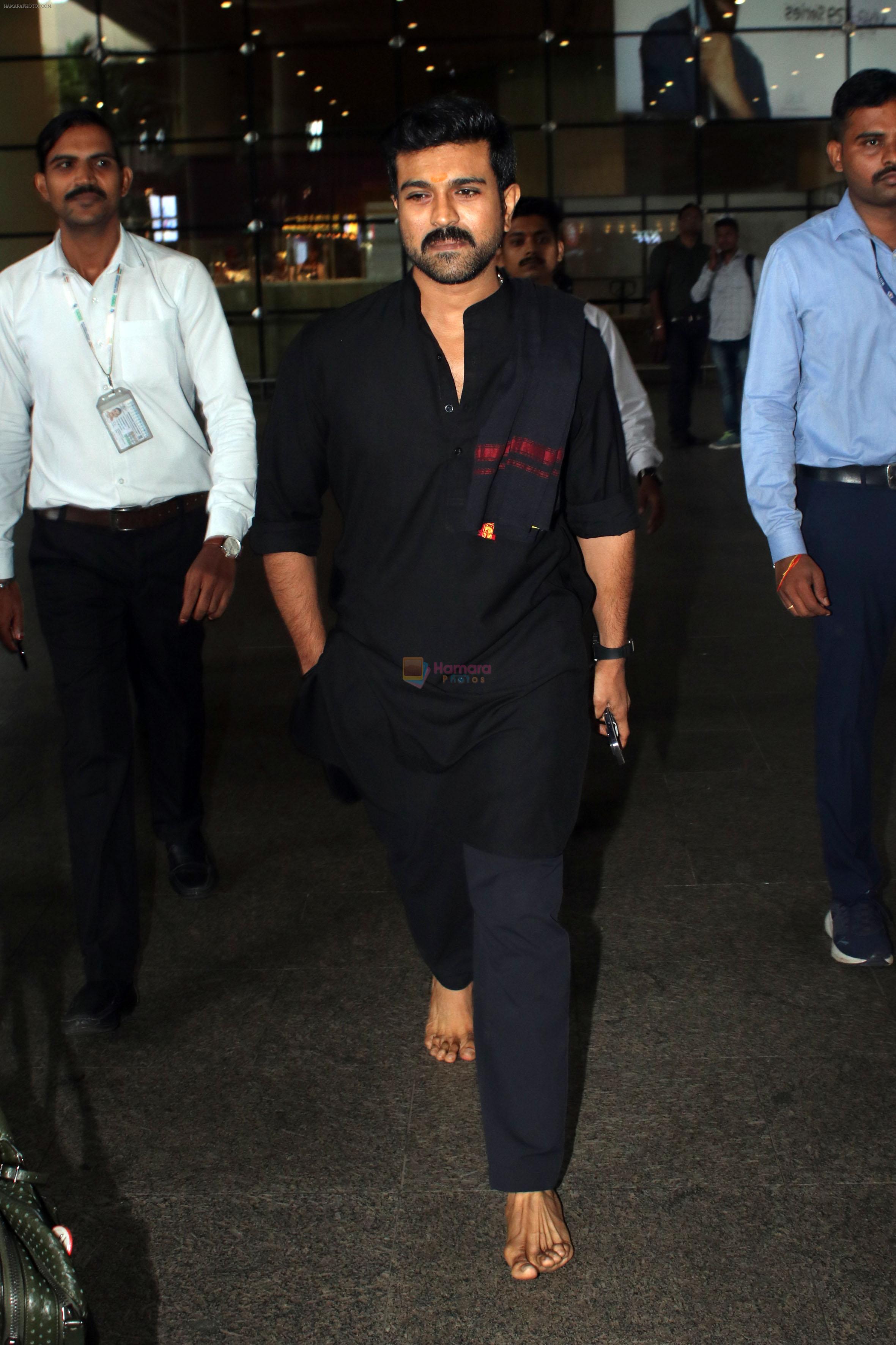 Ram Charan Spotted At Airport Arrival on 3rd Oct 2023